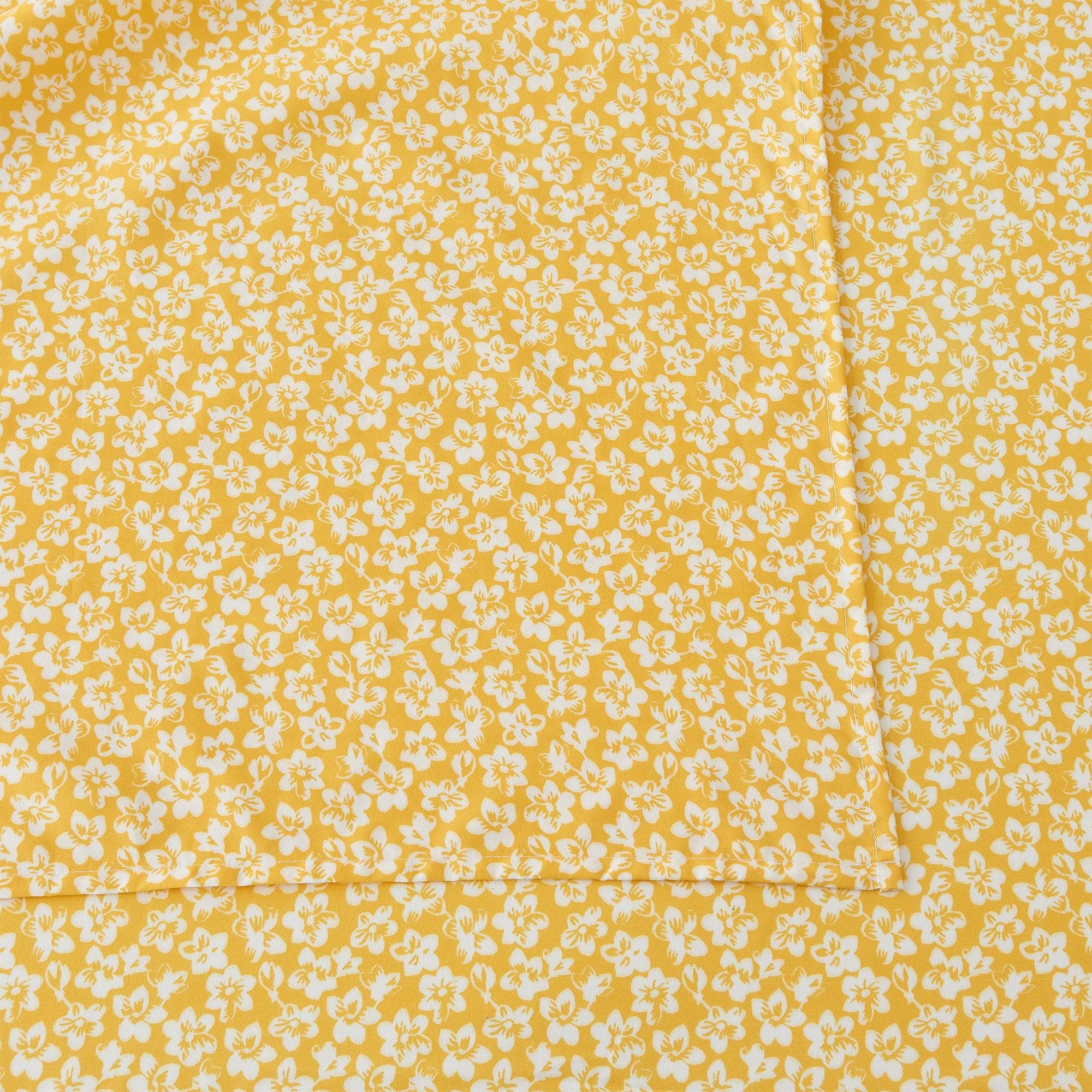 4 Piece Watercolor Floral Microfiber Sheet - Delia Collection - Boske.store