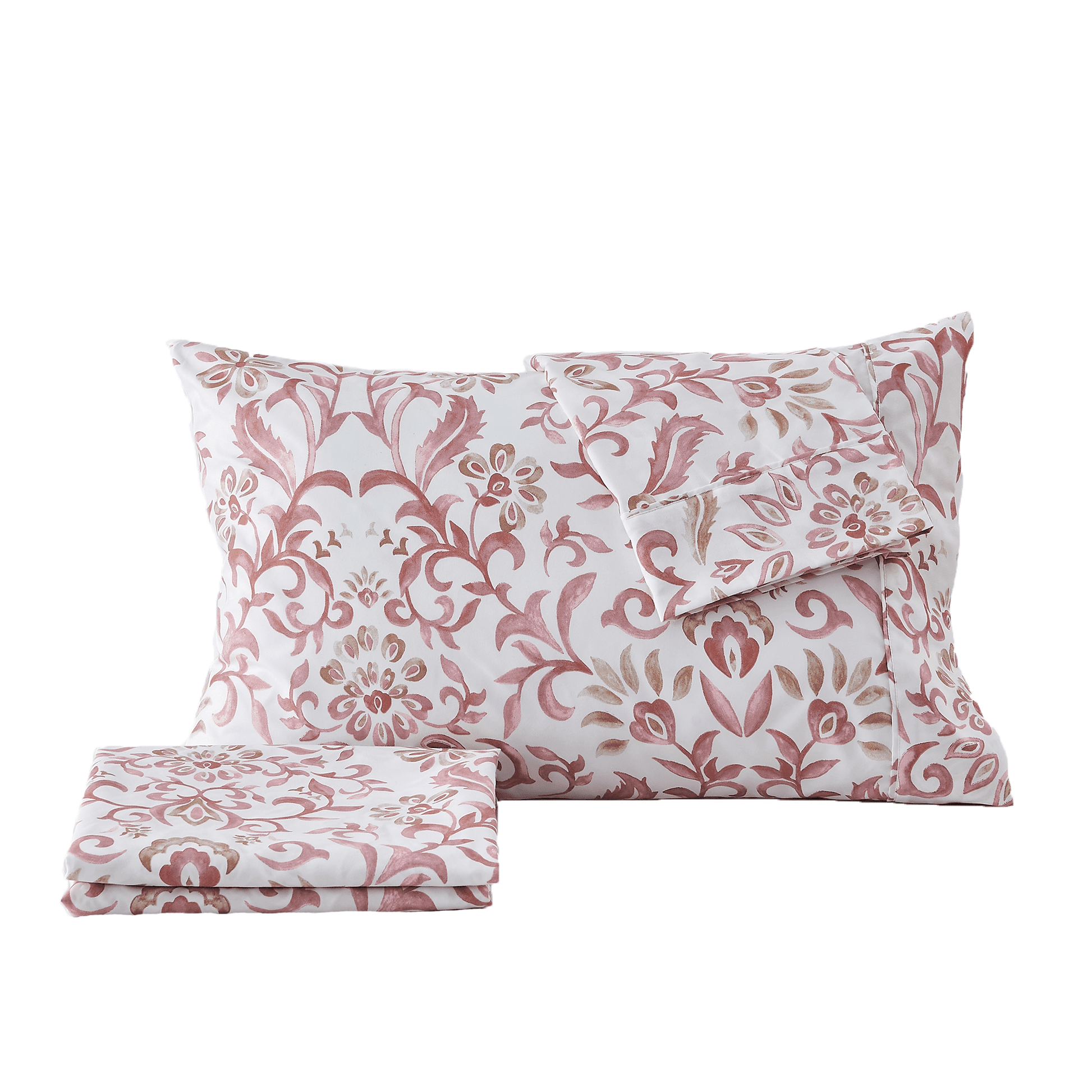 4 Piece Watercolor Floral Microfiber Sheet - Delia Collection - Boske.store