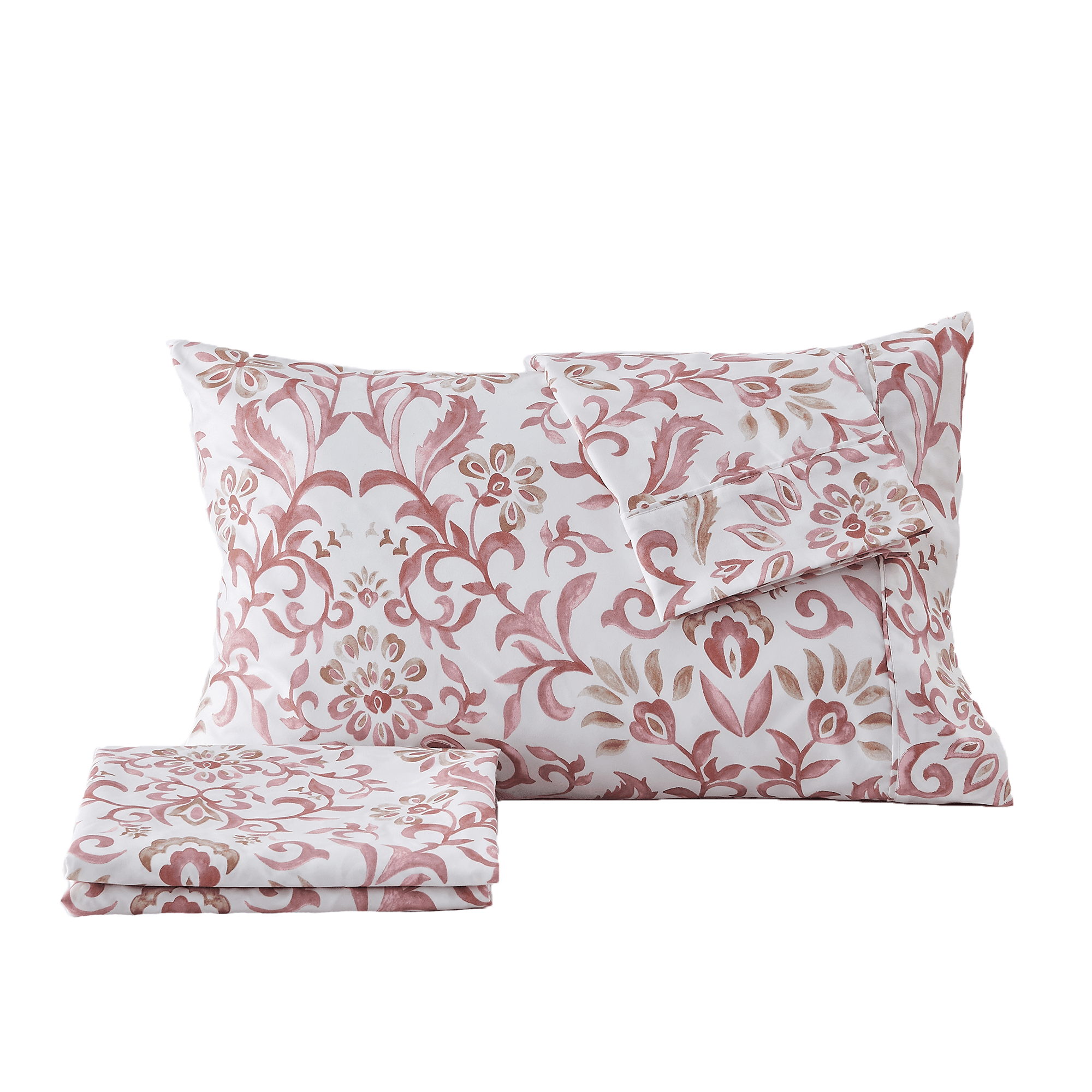 4 Piece Watercolor Floral Microfiber Sheet - Delia Collection - Boske.store