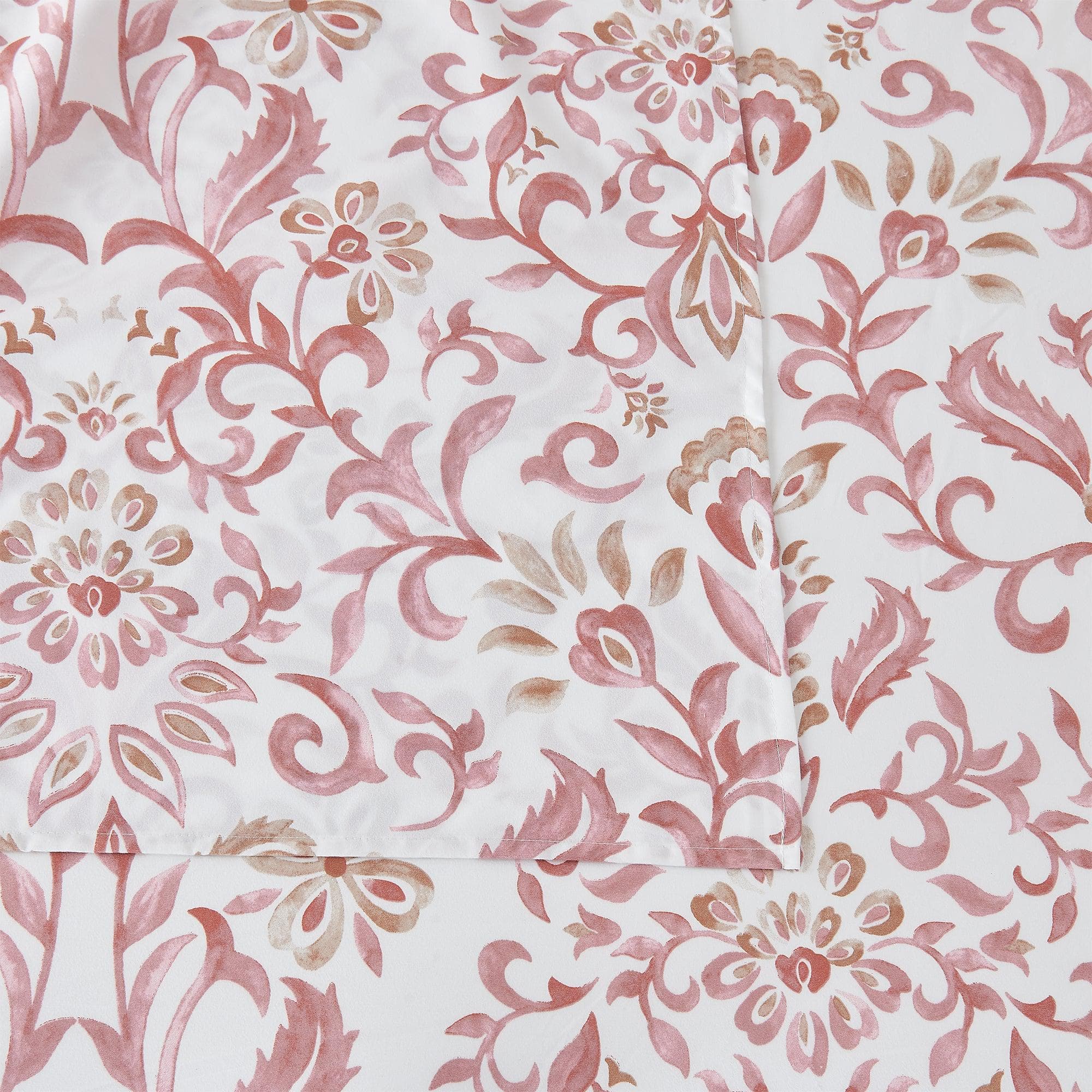 4 Piece Watercolor Floral Microfiber Sheet - Delia Collection - Boske.store