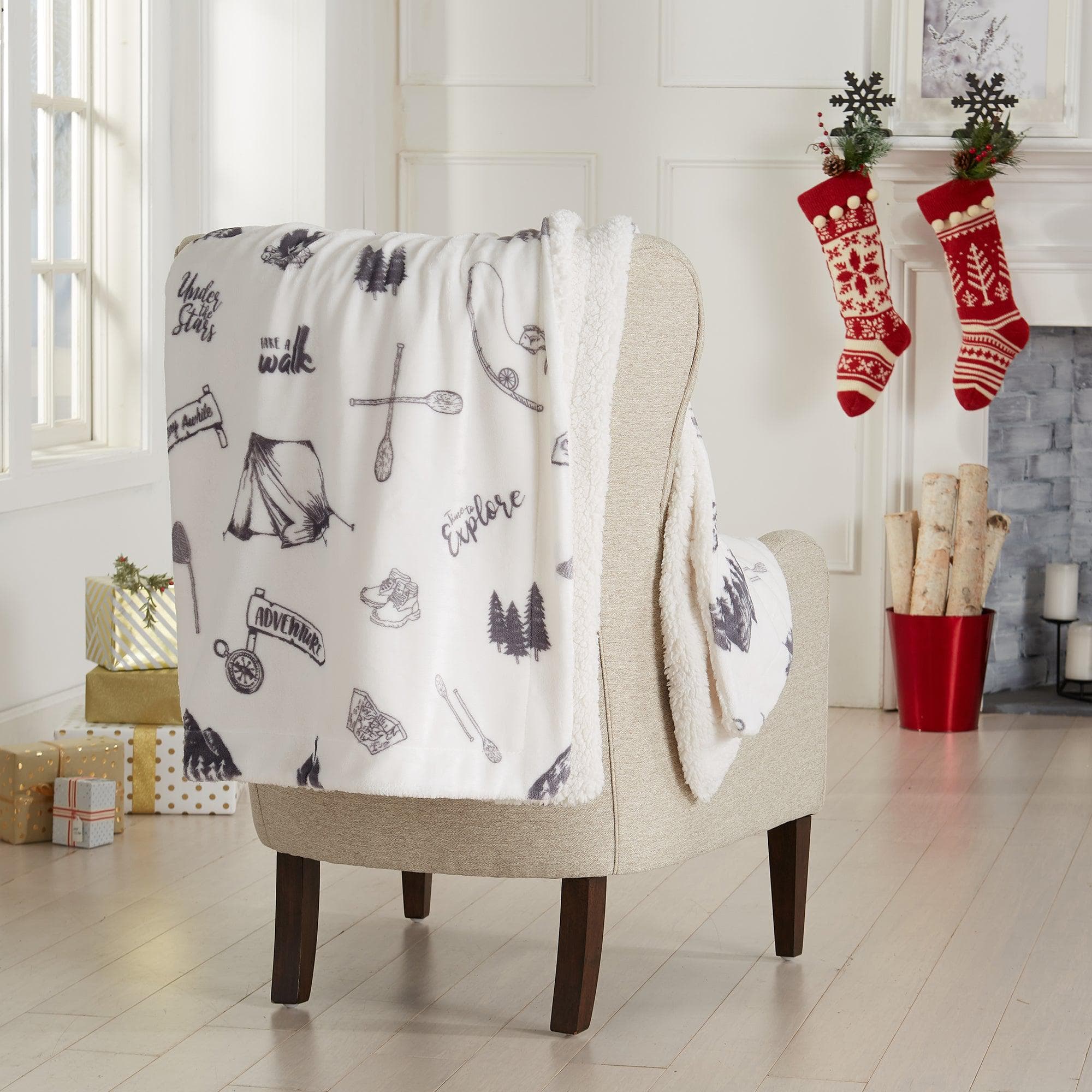 Sherpa Throw Blanket - Hudson Collection - Boske.store