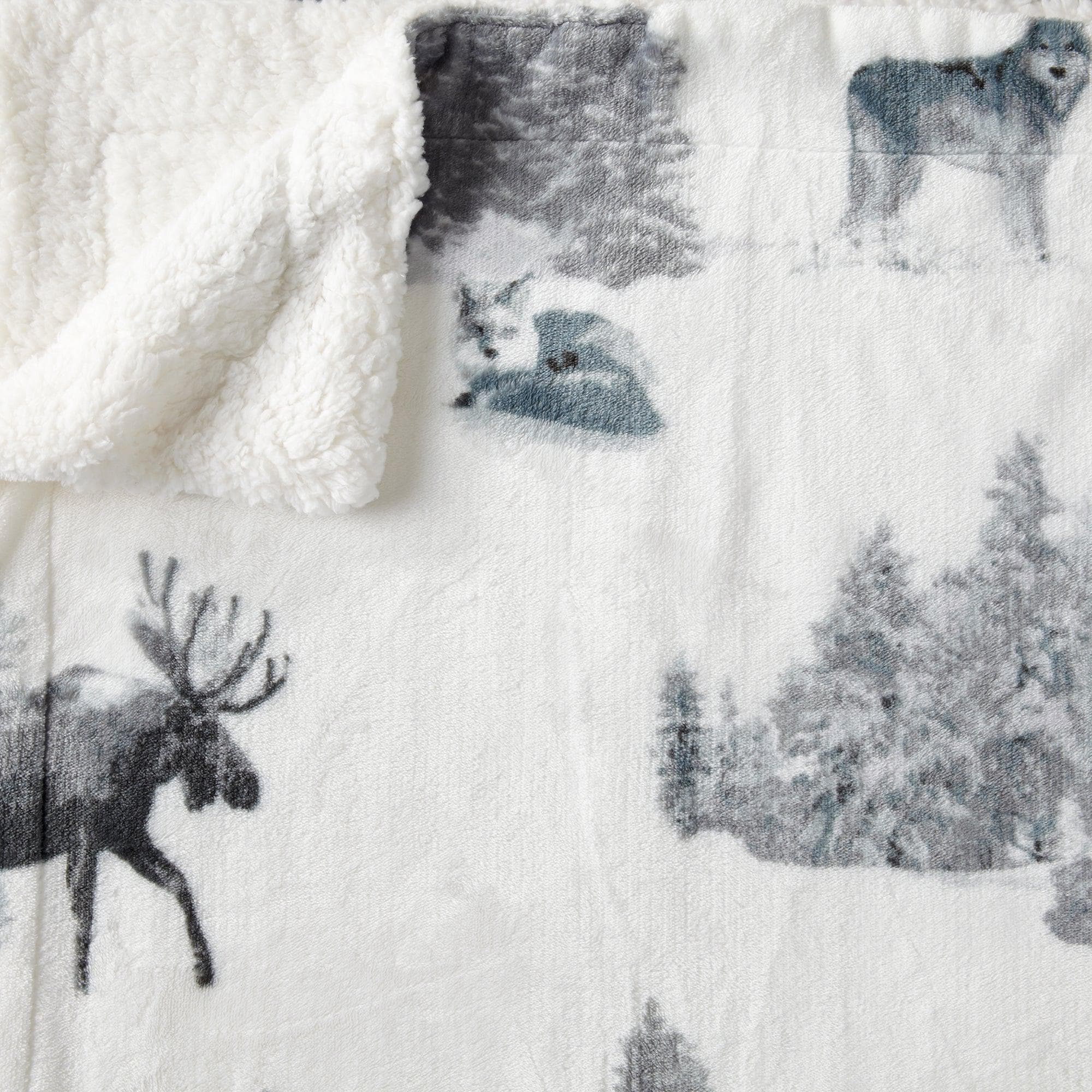 Sherpa Throw Blanket - Hudson Collection - Boske.store