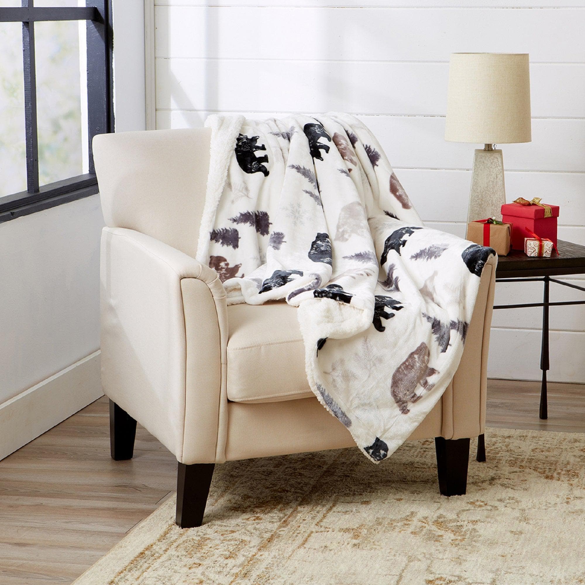 Sherpa Throw Blanket - Hudson Collection - Boske.store