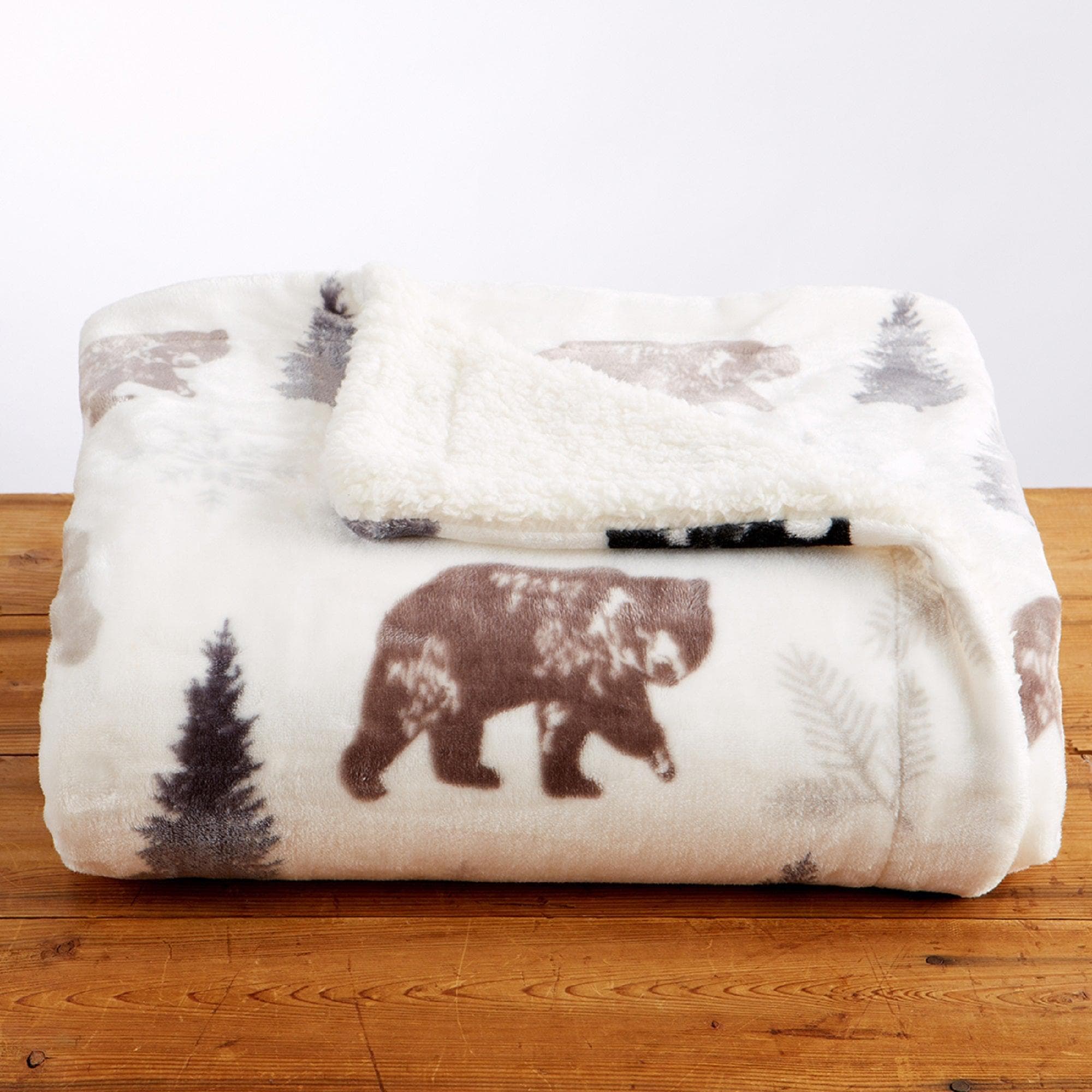 Sherpa Throw Blanket - Hudson Collection - Boske.store