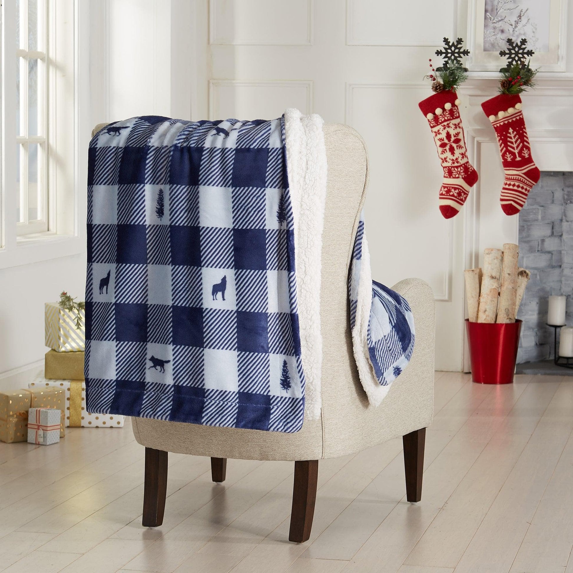 Sherpa Throw Blanket - Hudson Collection - Boske.store