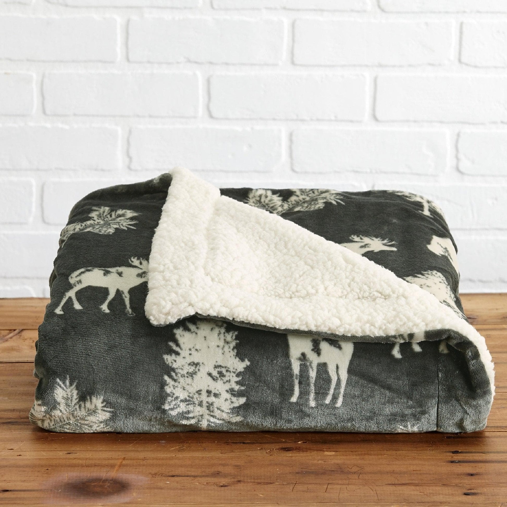 Sherpa Throw Blanket - Hudson Collection - Boske.store