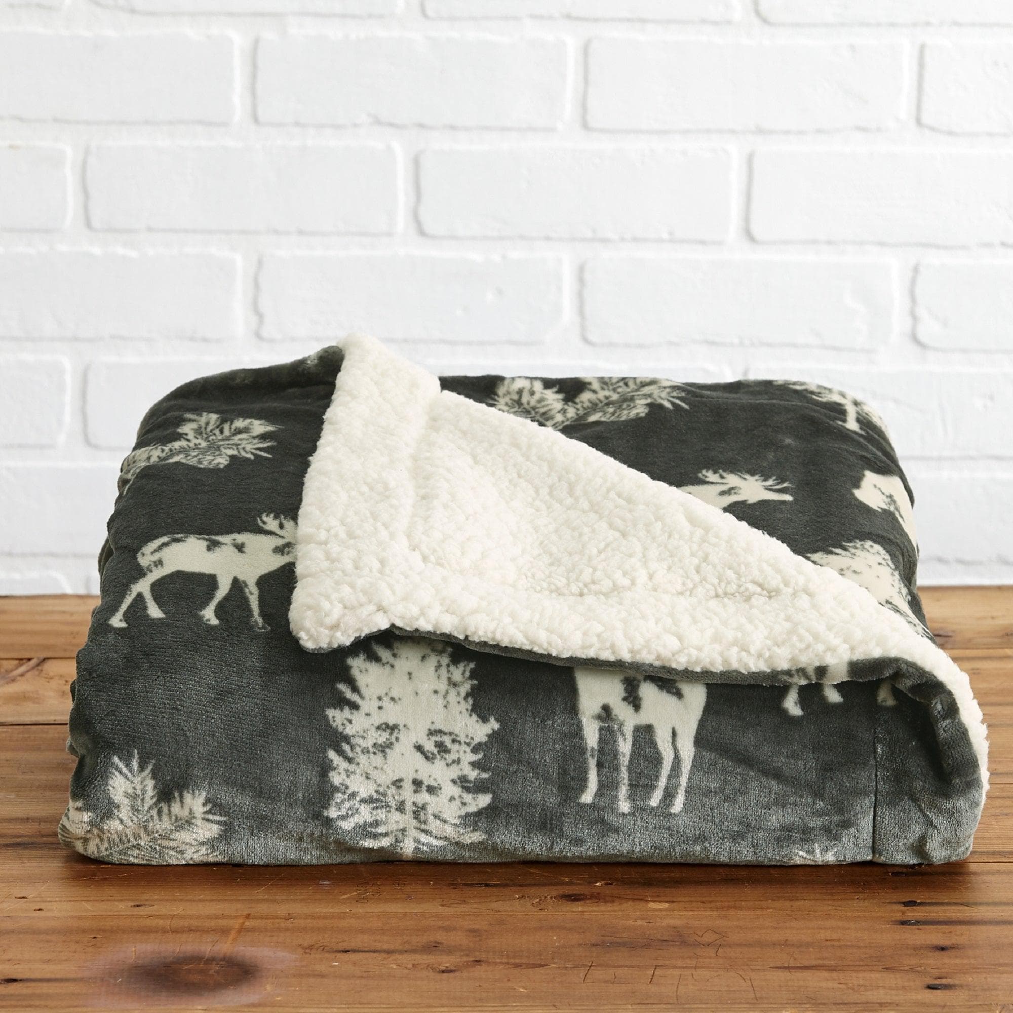 Sherpa Throw Blanket - Hudson Collection - Boske.store