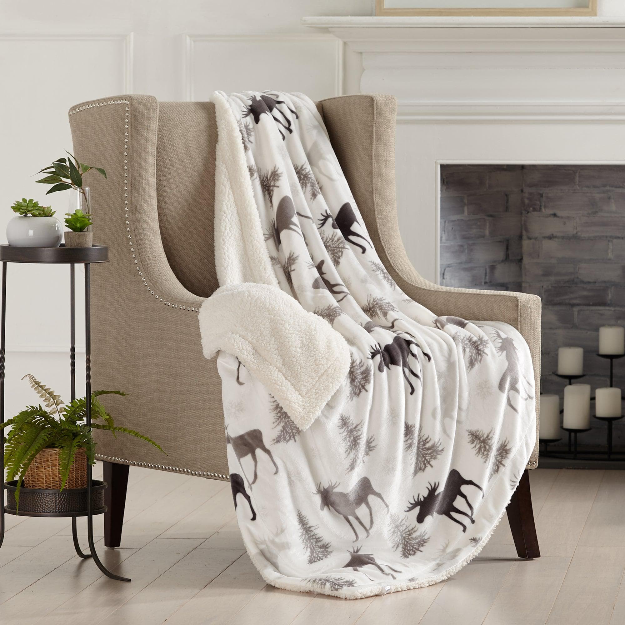 Velvet Plush Sherpa Luxury Bed Blanket - Cielo Collection - Boske.store
