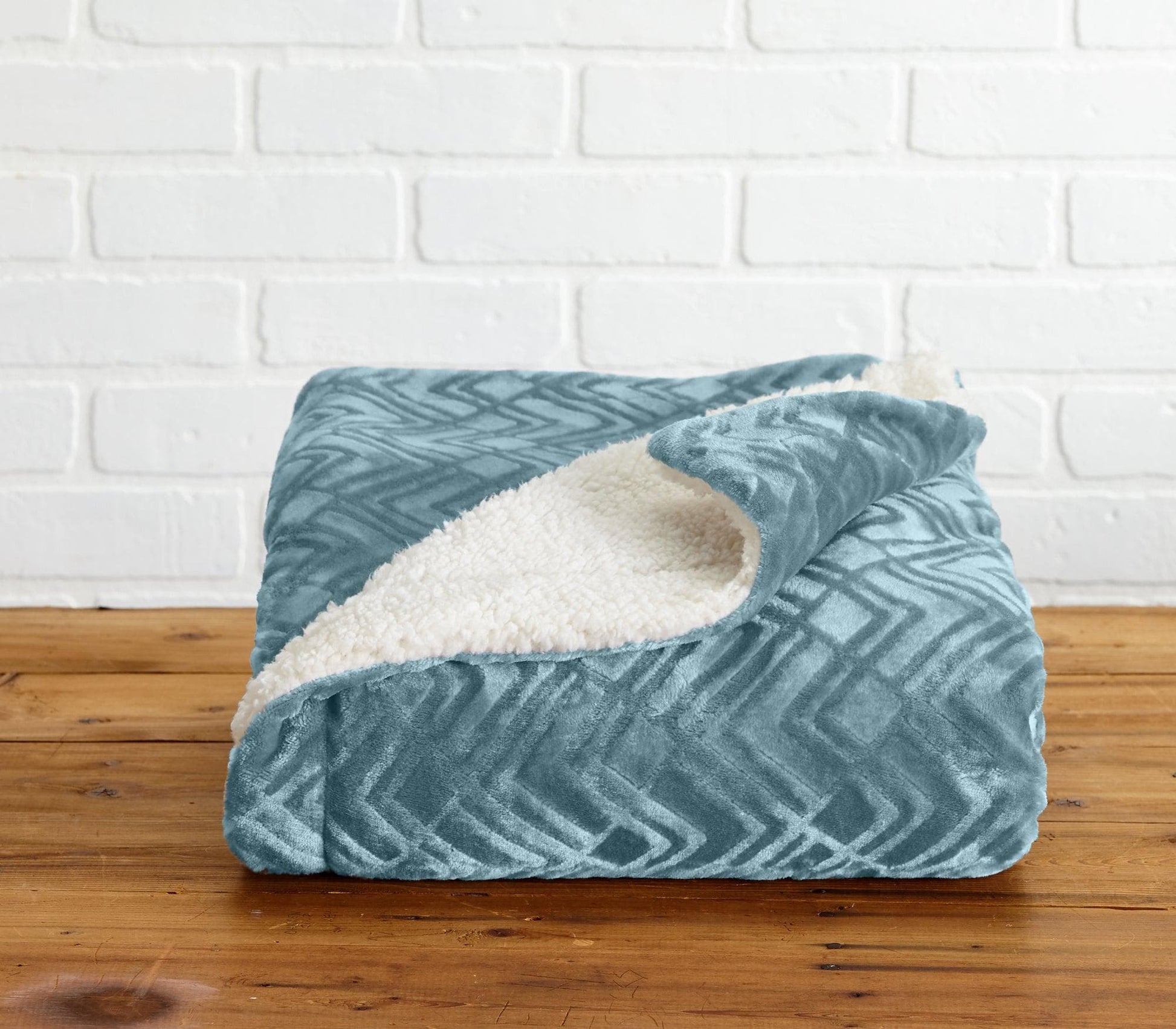 Velvet Plush Sherpa Luxury Bed Blanket - Cielo Collection - Boske.store