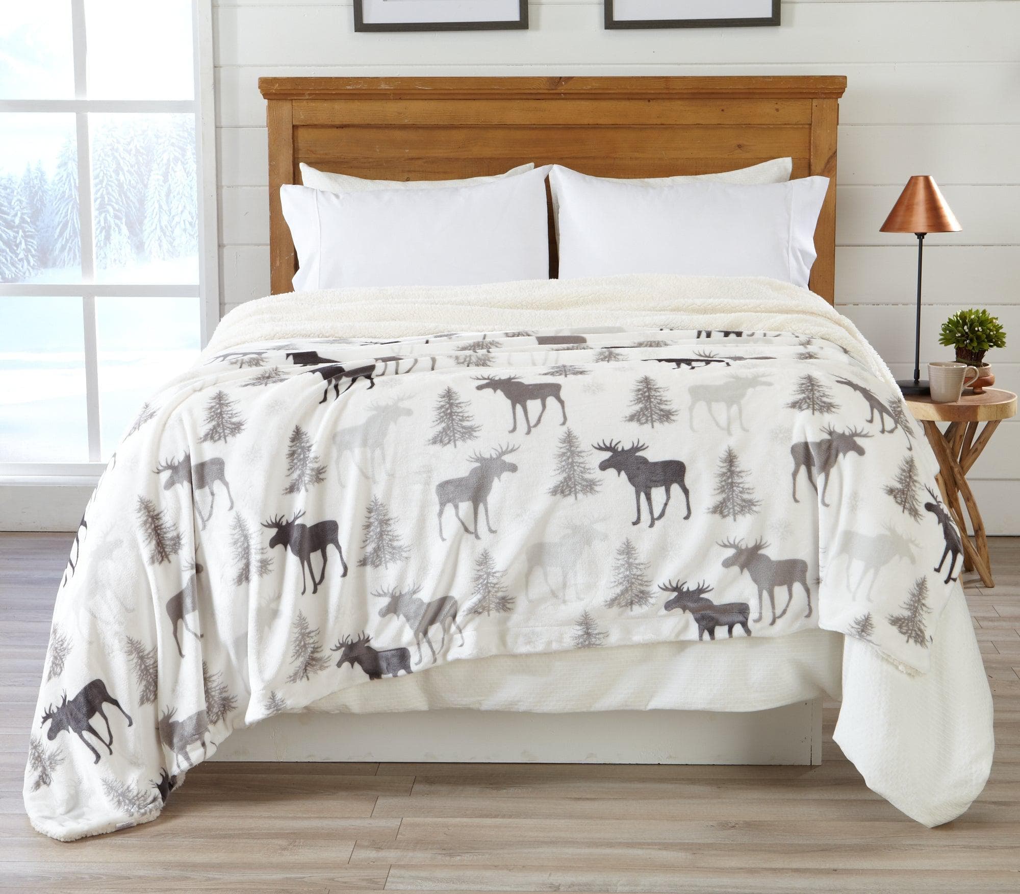 Velvet Plush Sherpa Luxury Bed Blanket - Cielo Collection - Boske.store