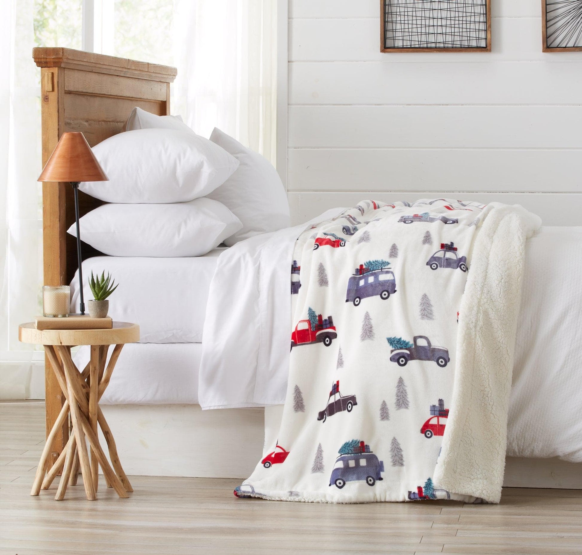 Velvet Plush Sherpa Luxury Bed Blanket - Cielo Collection - Boske.store