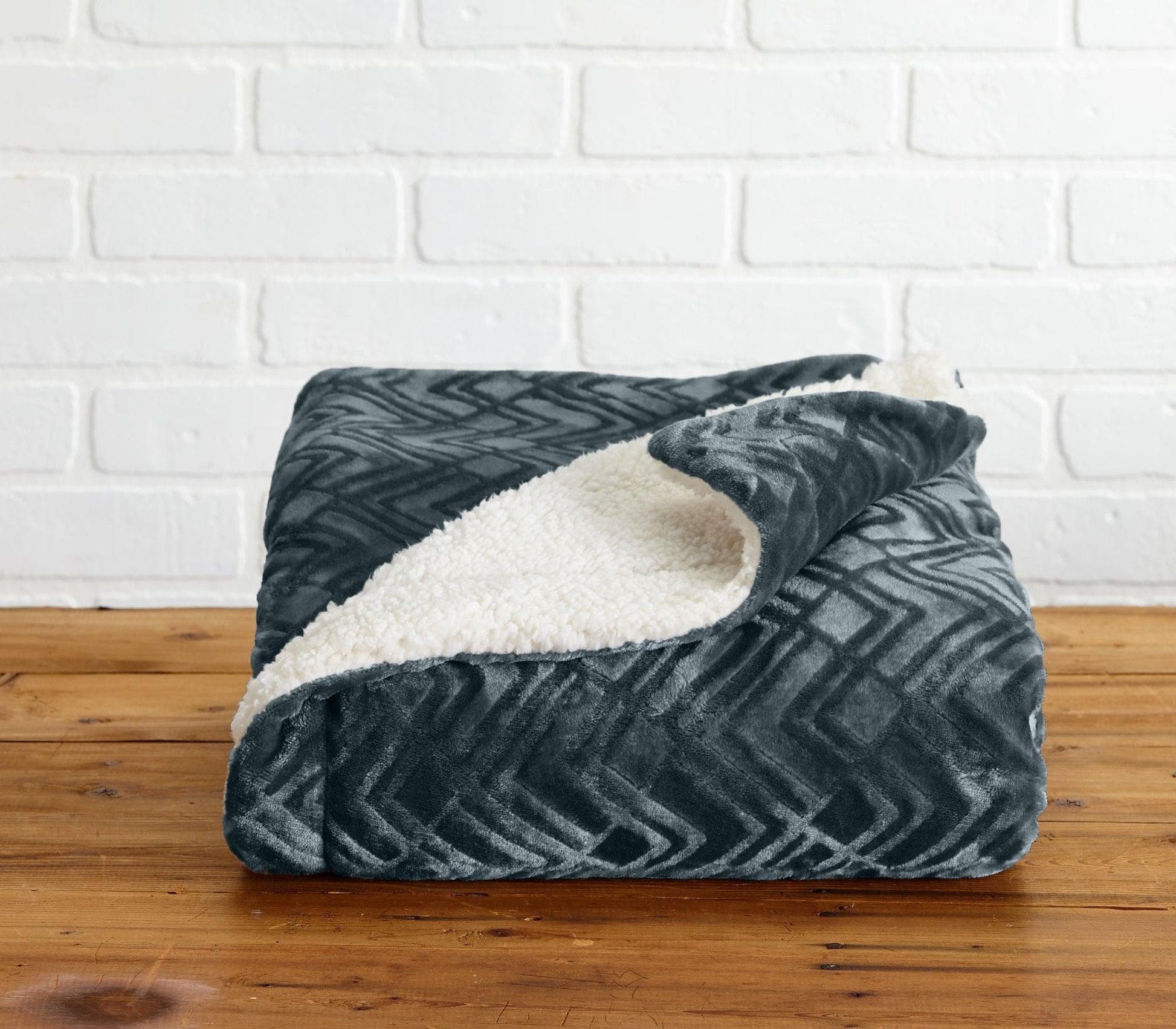 Velvet Plush Sherpa Luxury Bed Blanket - Cielo Collection - Boske.store