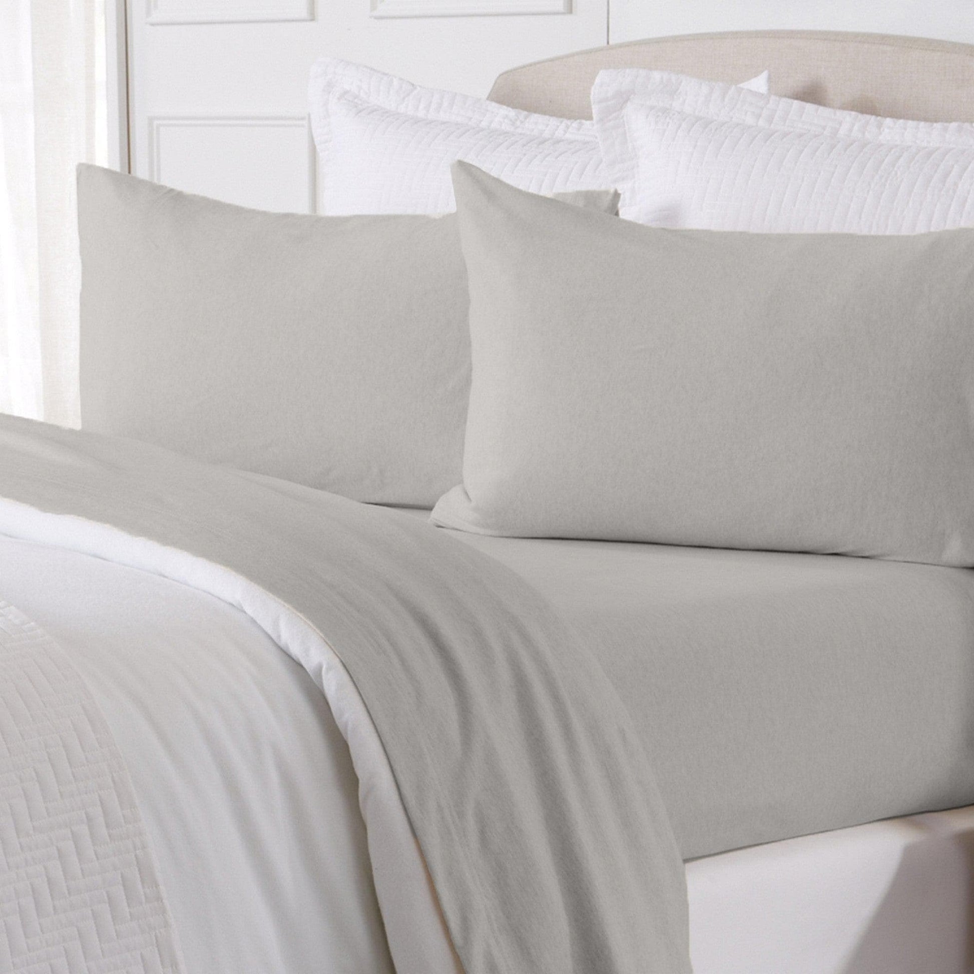 4 - Piece Flannel Jersey Sheet - Cozy Flex Collection - Boske.store