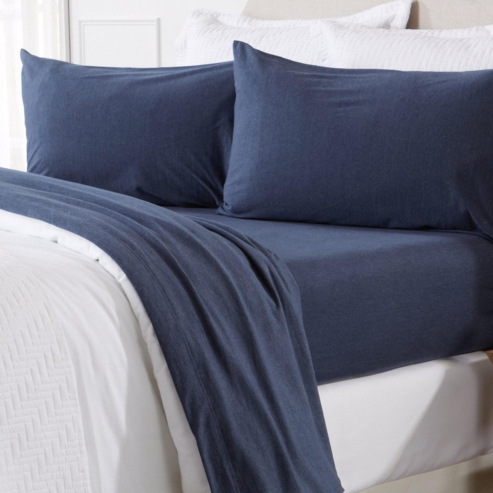 4 - Piece Flannel Jersey Sheet - Cozy Flex Collection - Boske.store