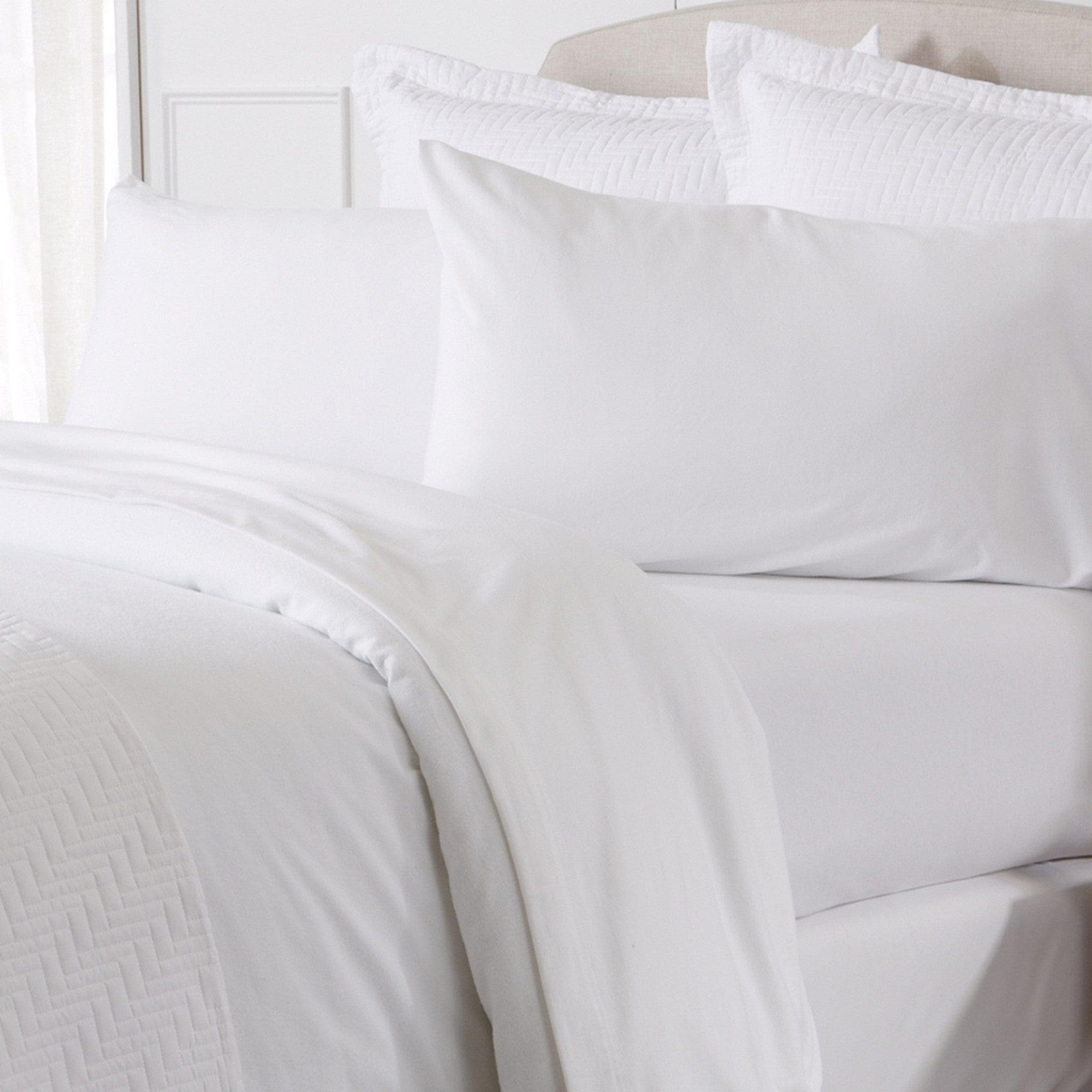 4 - Piece Flannel Jersey Sheet - Cozy Flex Collection - Boske.store