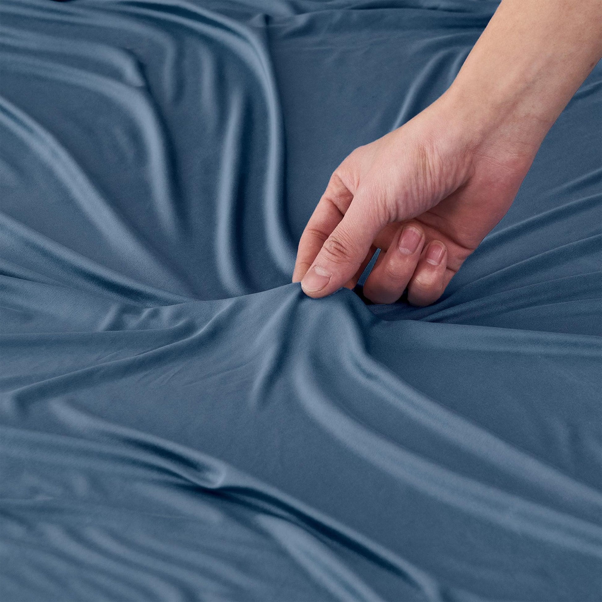 4 - Piece Interlock Microfiber Sheet Set - Mackenna Collection - Boske.store