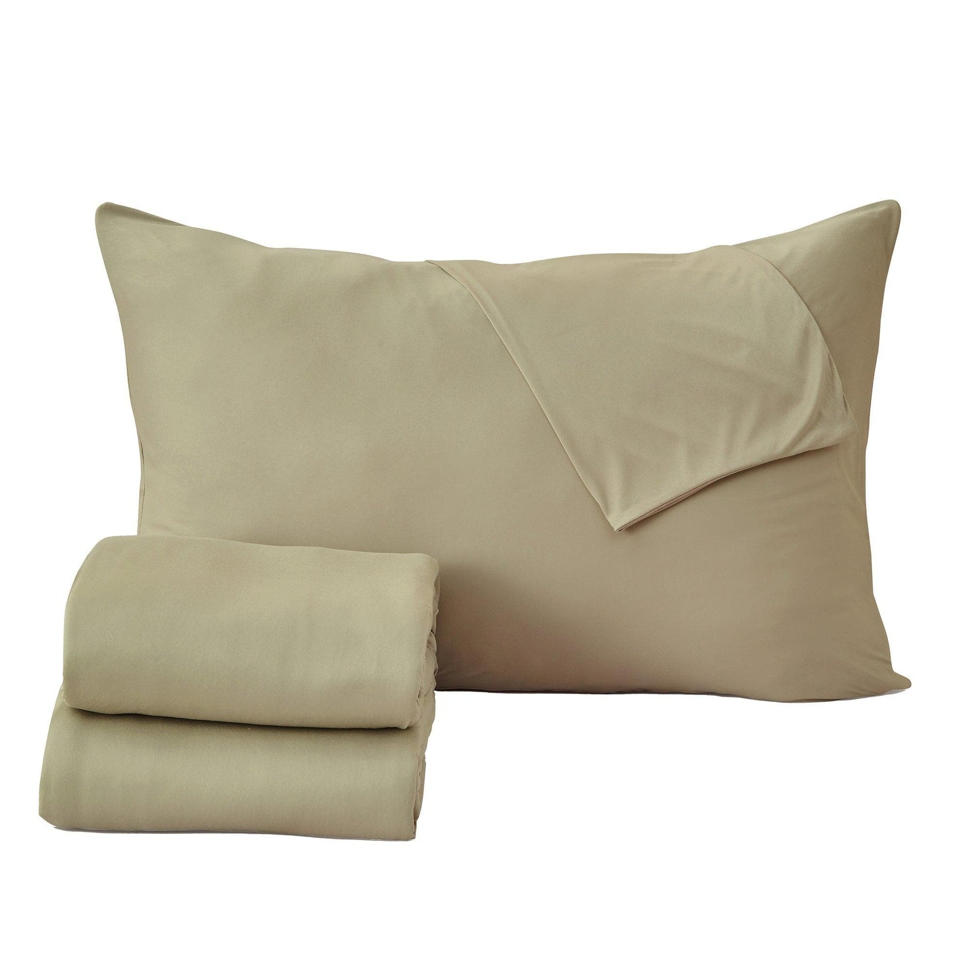 4 - Piece Interlock Microfiber Sheet Set - Mackenna Collection - Boske.store