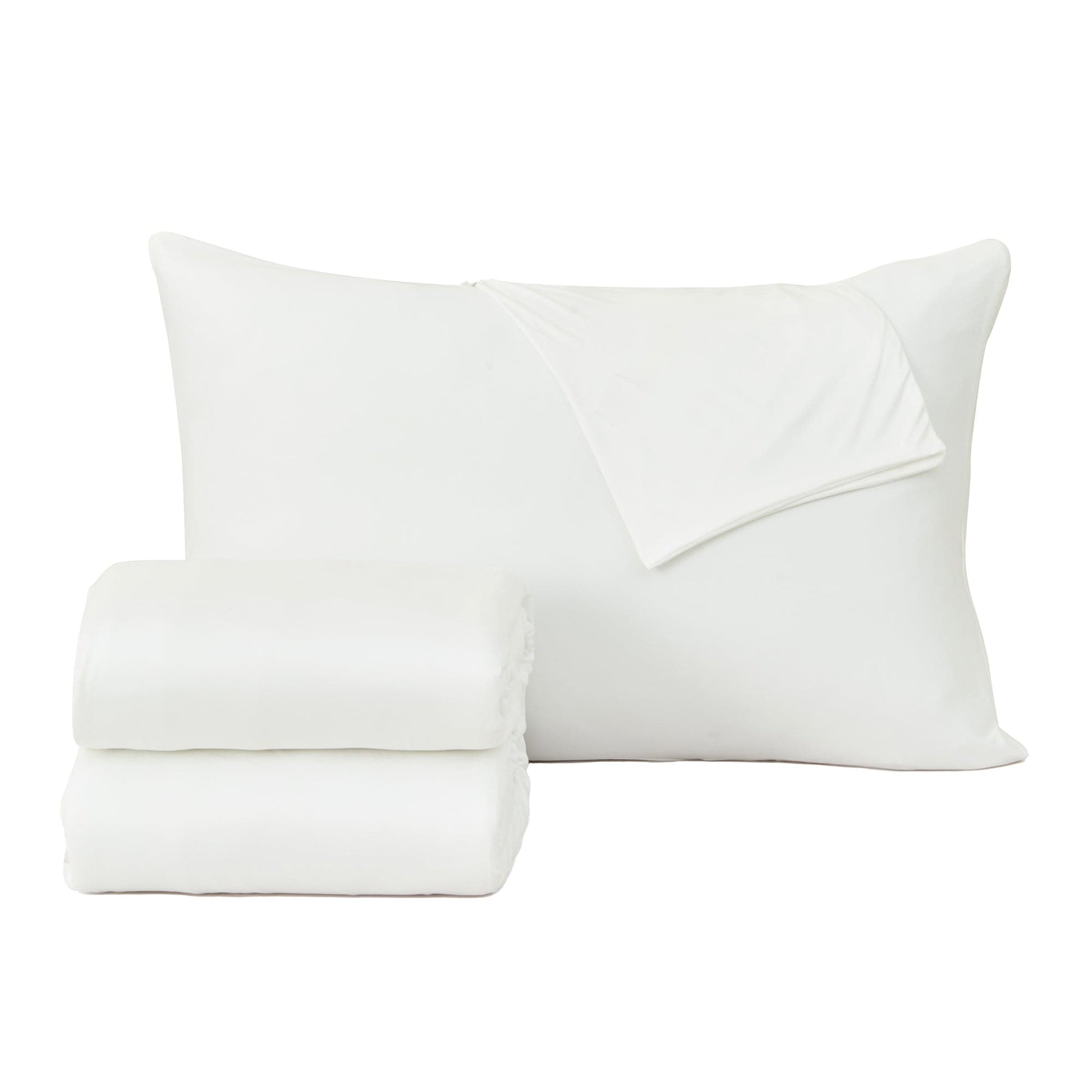 4 - Piece Interlock Microfiber Sheet Set - Mackenna Collection - Boske.store