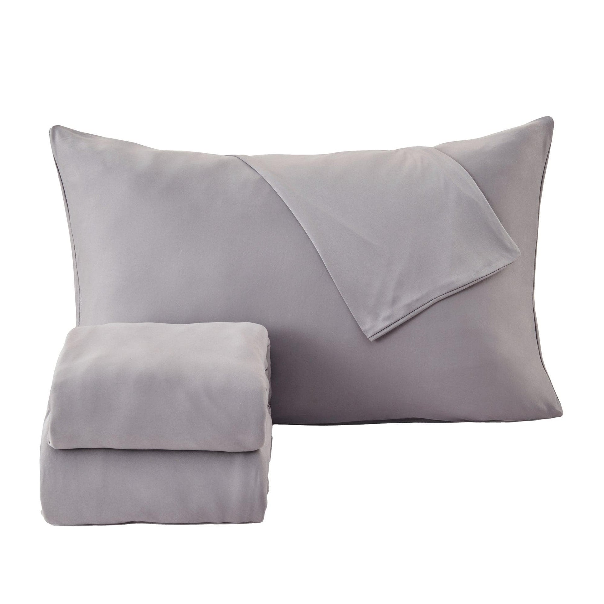 4 - Piece Interlock Microfiber Sheet Set - Mackenna Collection - Boske.store