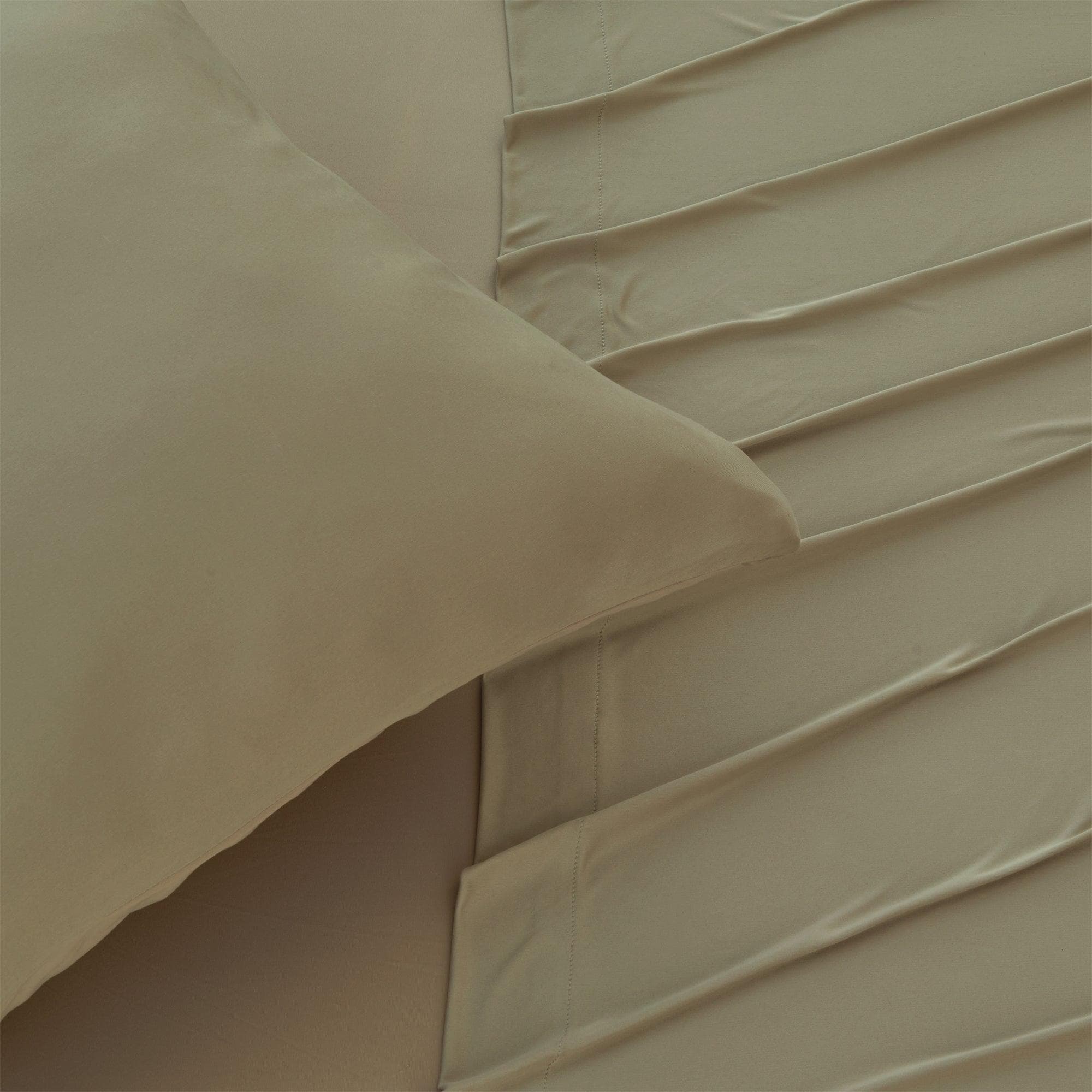 4 - Piece Interlock Microfiber Sheet Set - Mackenna Collection - Boske.store