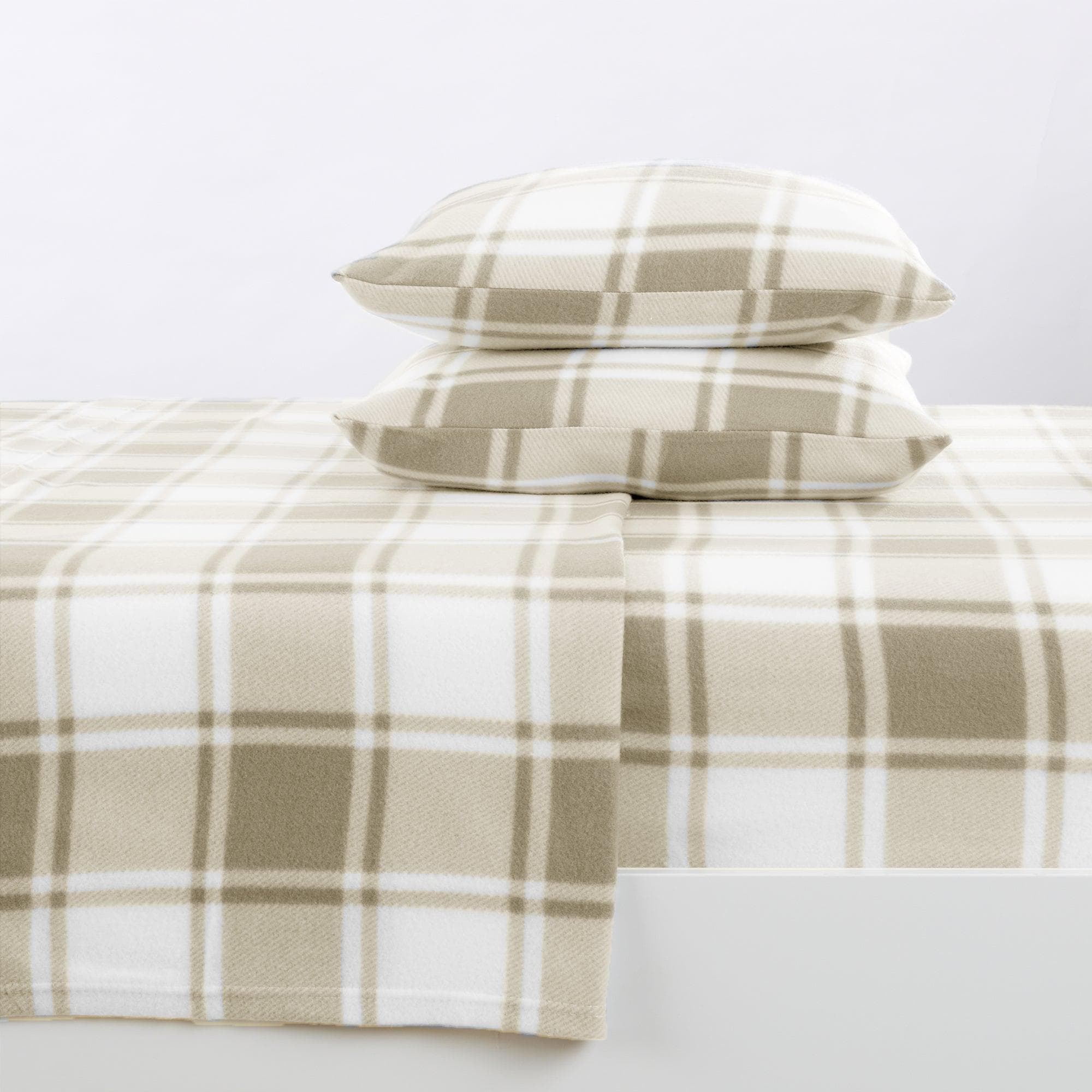 4 - Piece Printed Fleece Sheet - Dara Collection - Boske.store