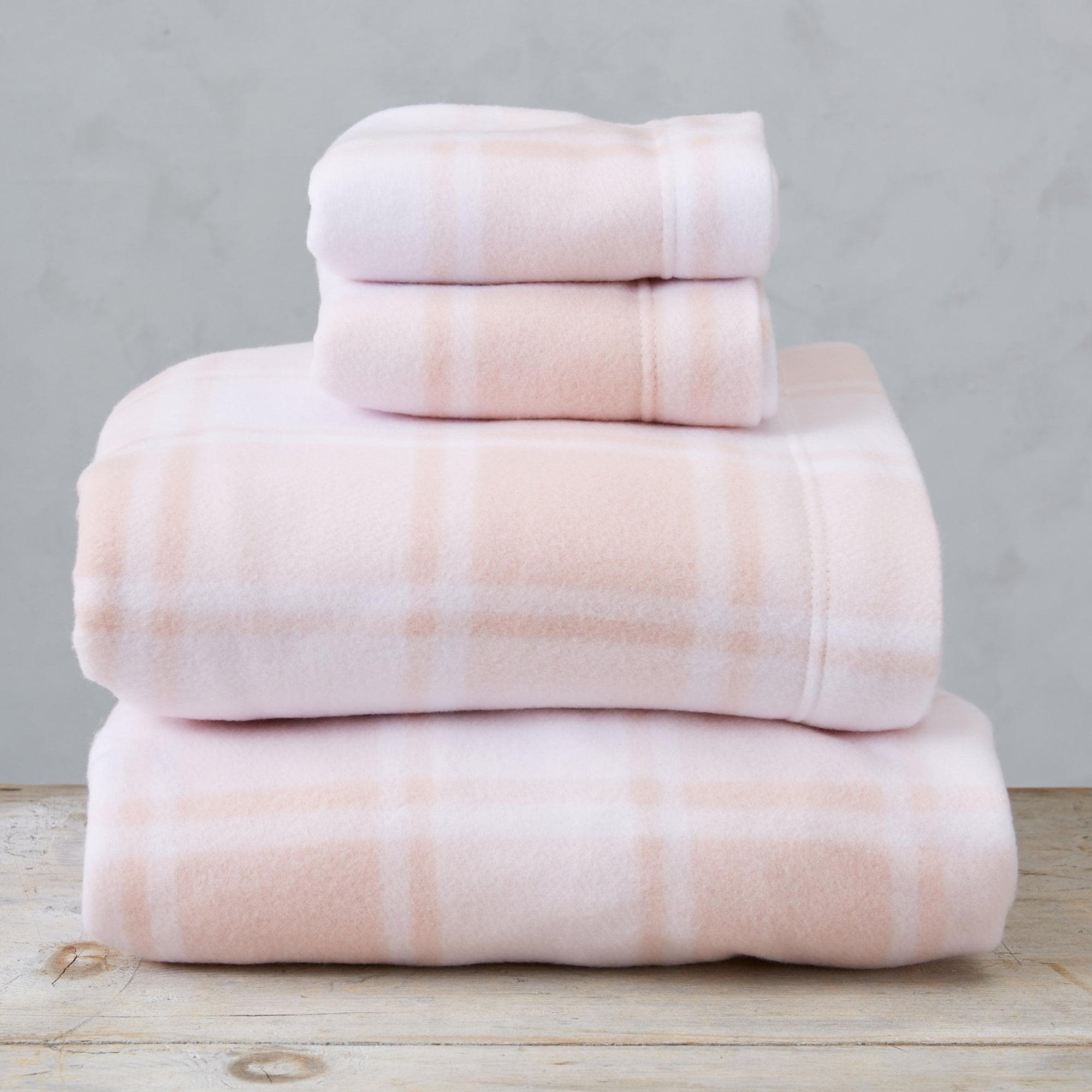 4 - Piece Printed Fleece Sheet - Dara Collection - Boske.store