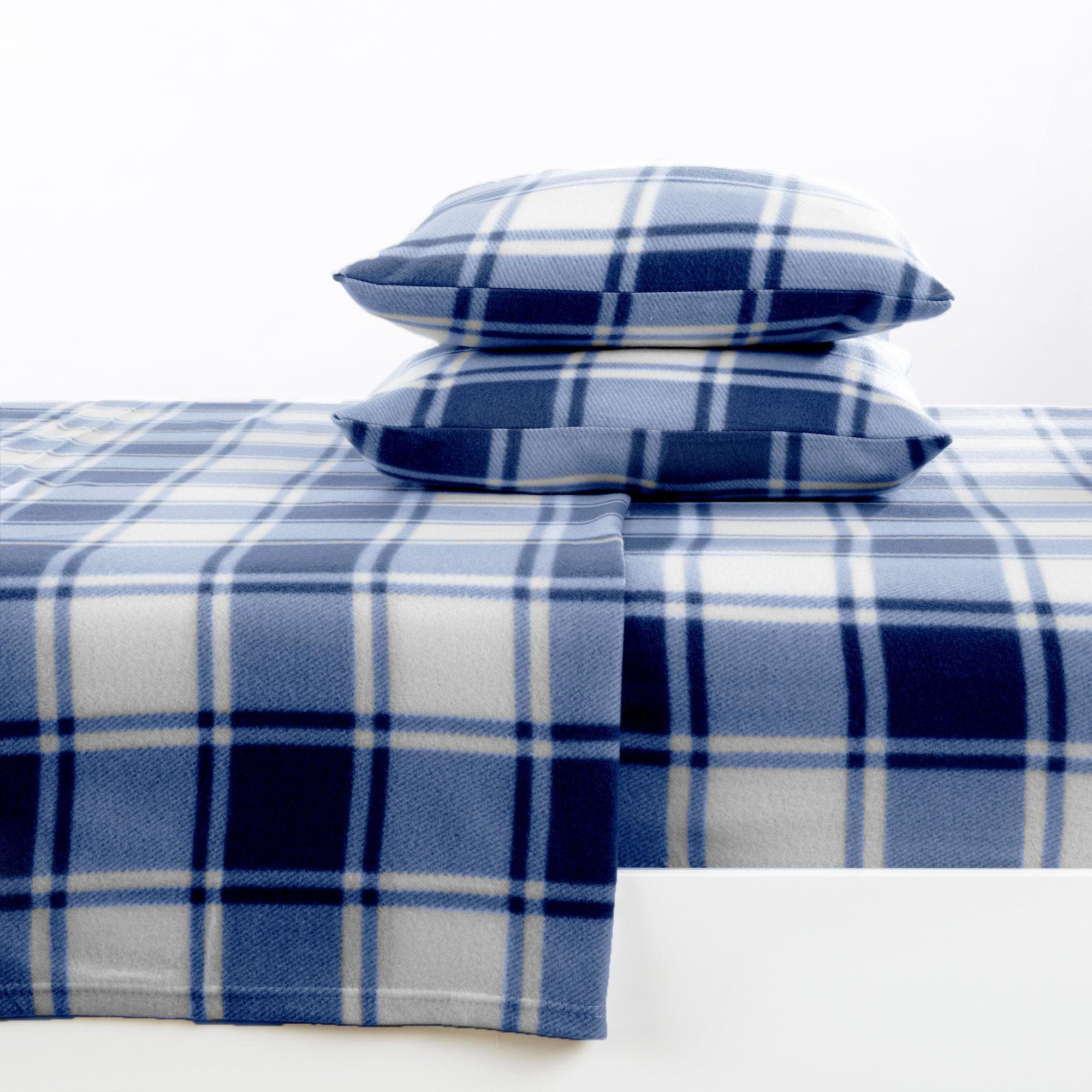 4 - Piece Printed Fleece Sheet - Dara Collection - Boske.store