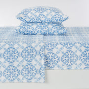 4 - Piece Printed Plush Sheet - Velvet Luxe Lattice Collection - Boske.store