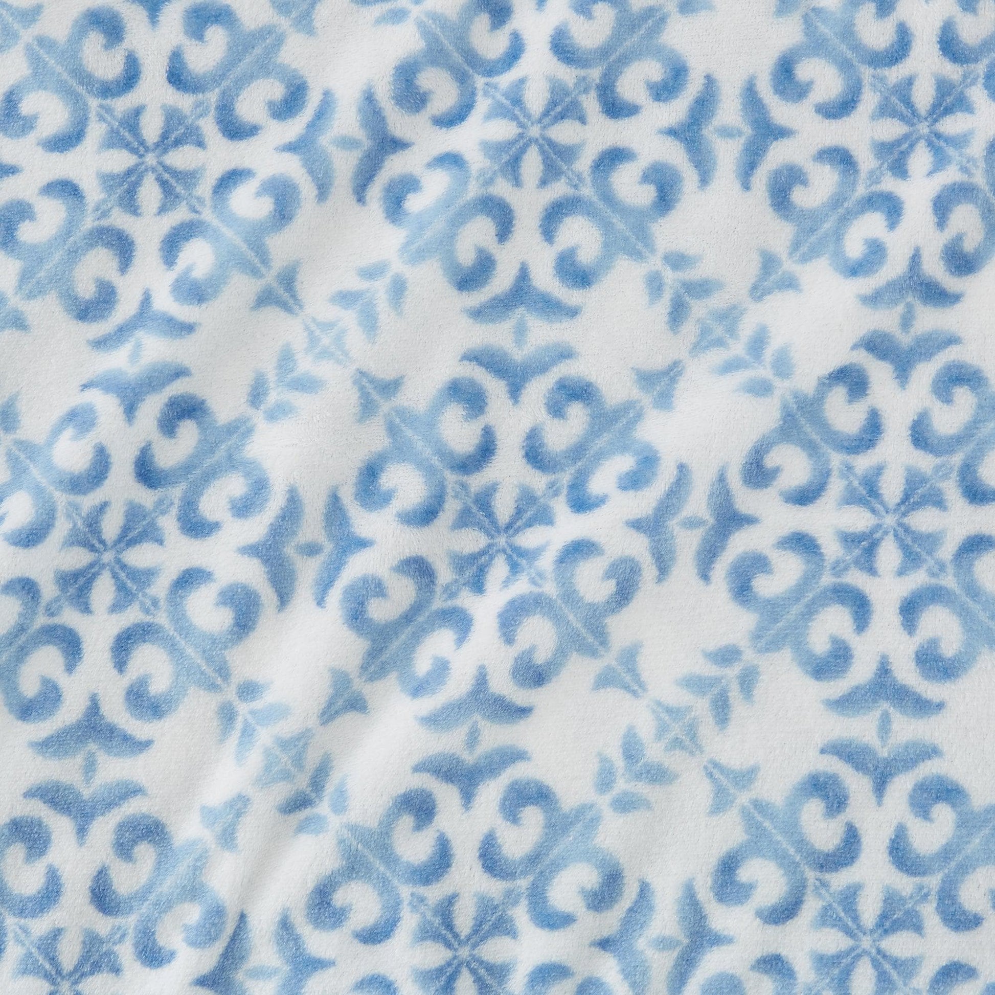 4 - Piece Printed Plush Sheet - Velvet Luxe Lattice Collection - Boske.store