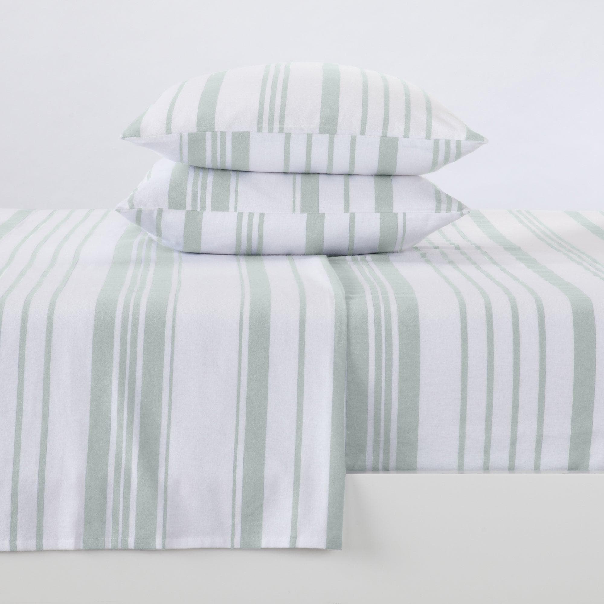 4 - Piece Turkish Cotton Flannel Sheet - Raye Collection - Boske.store