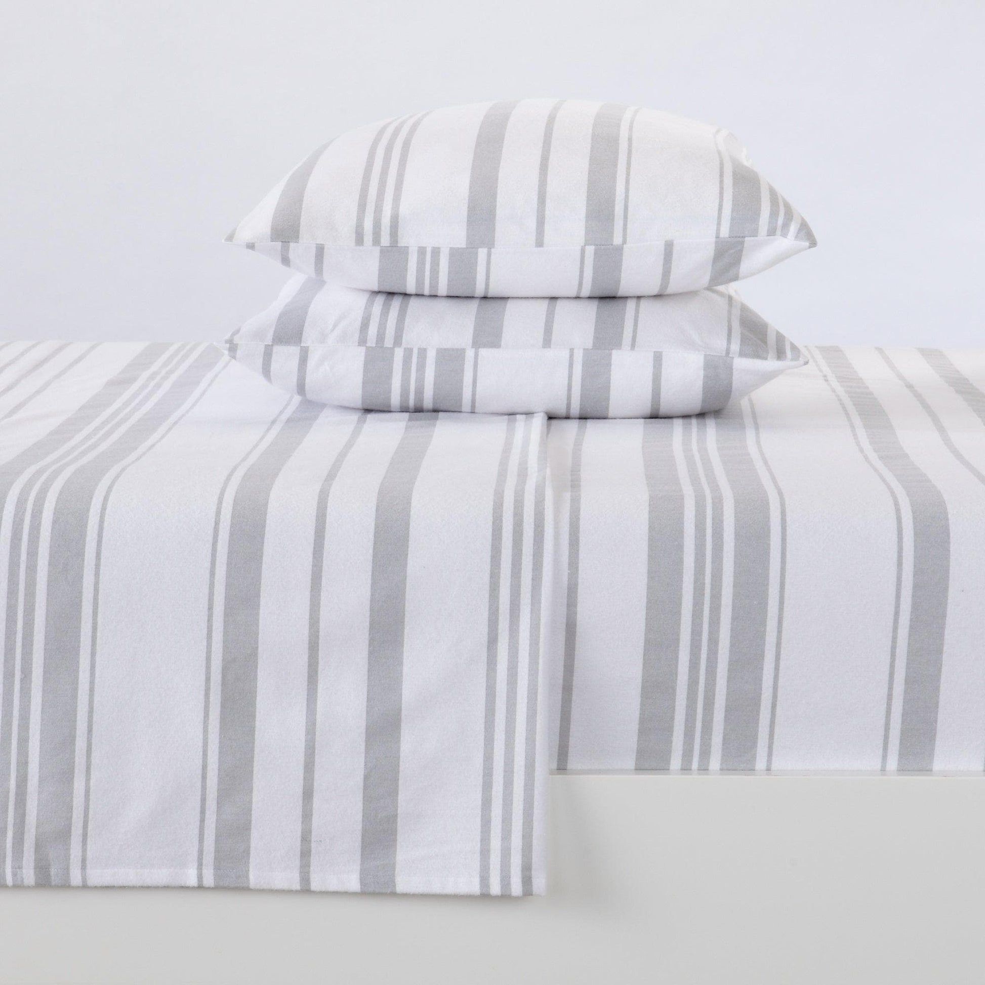 4 - Piece Turkish Cotton Flannel Sheet - Raye Collection - Boske.store