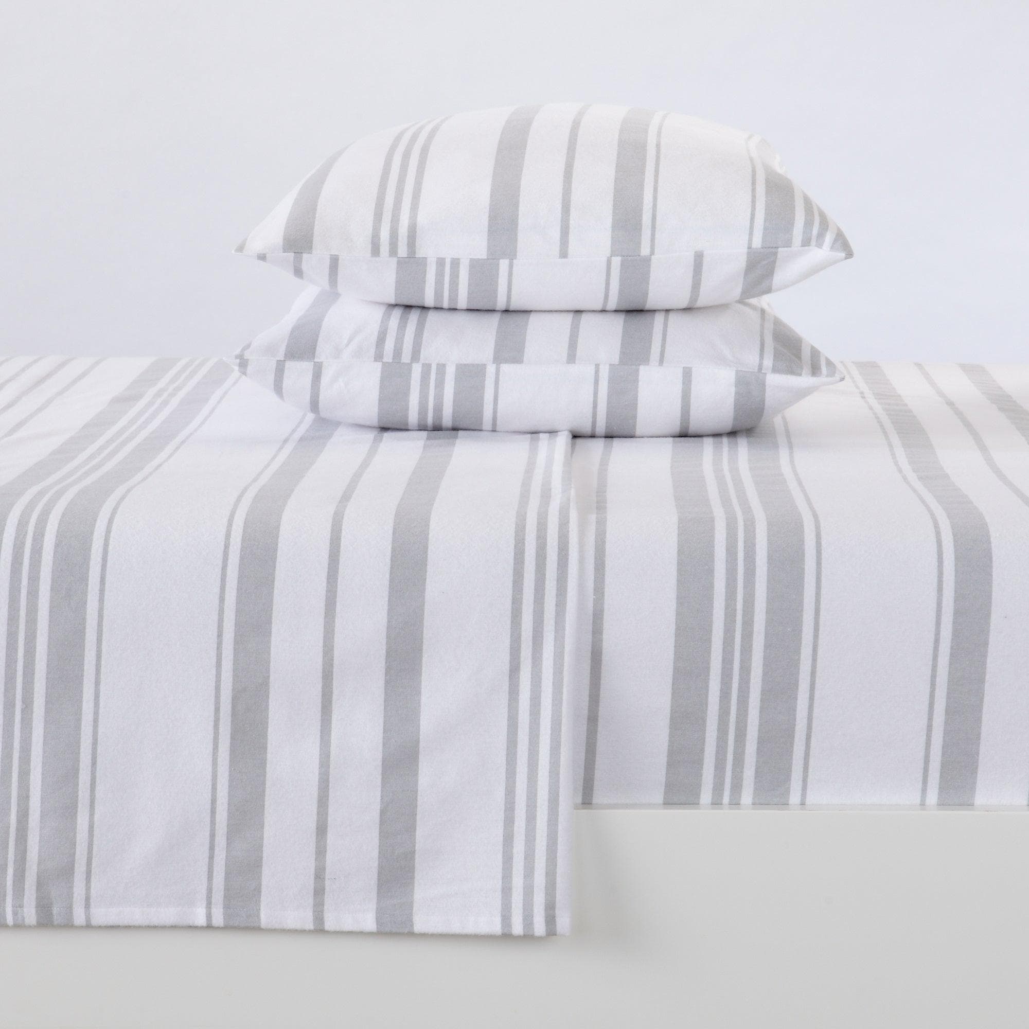 4 - Piece Turkish Cotton Flannel Sheet - Raye Collection - Boske.store