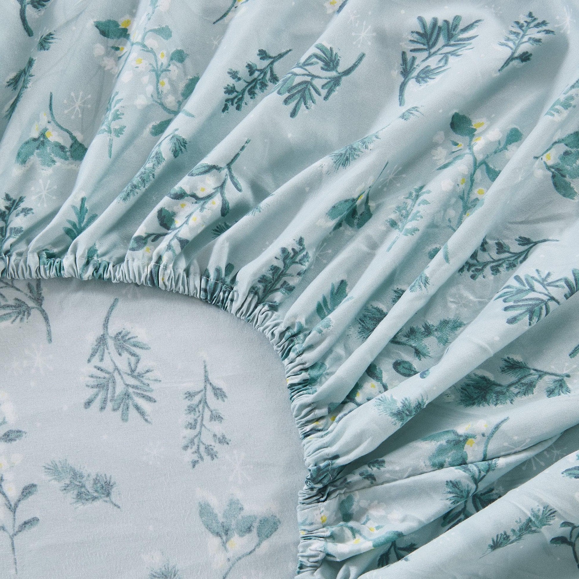 4 Piece Watercolor Floral Microfiber Sheet - Delia Collection - Boske.store
