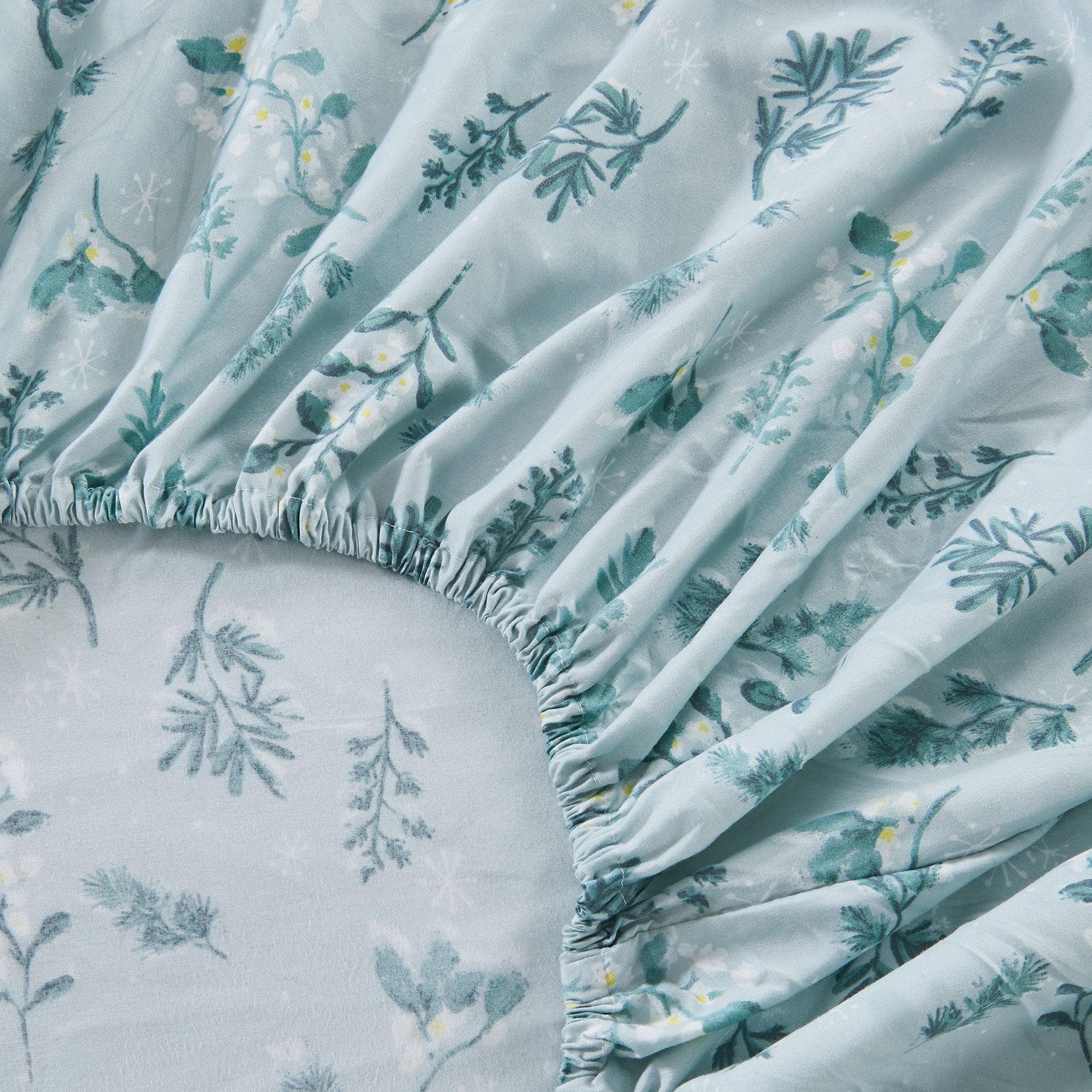 4 Piece Watercolor Floral Microfiber Sheet - Delia Collection - Boske.store