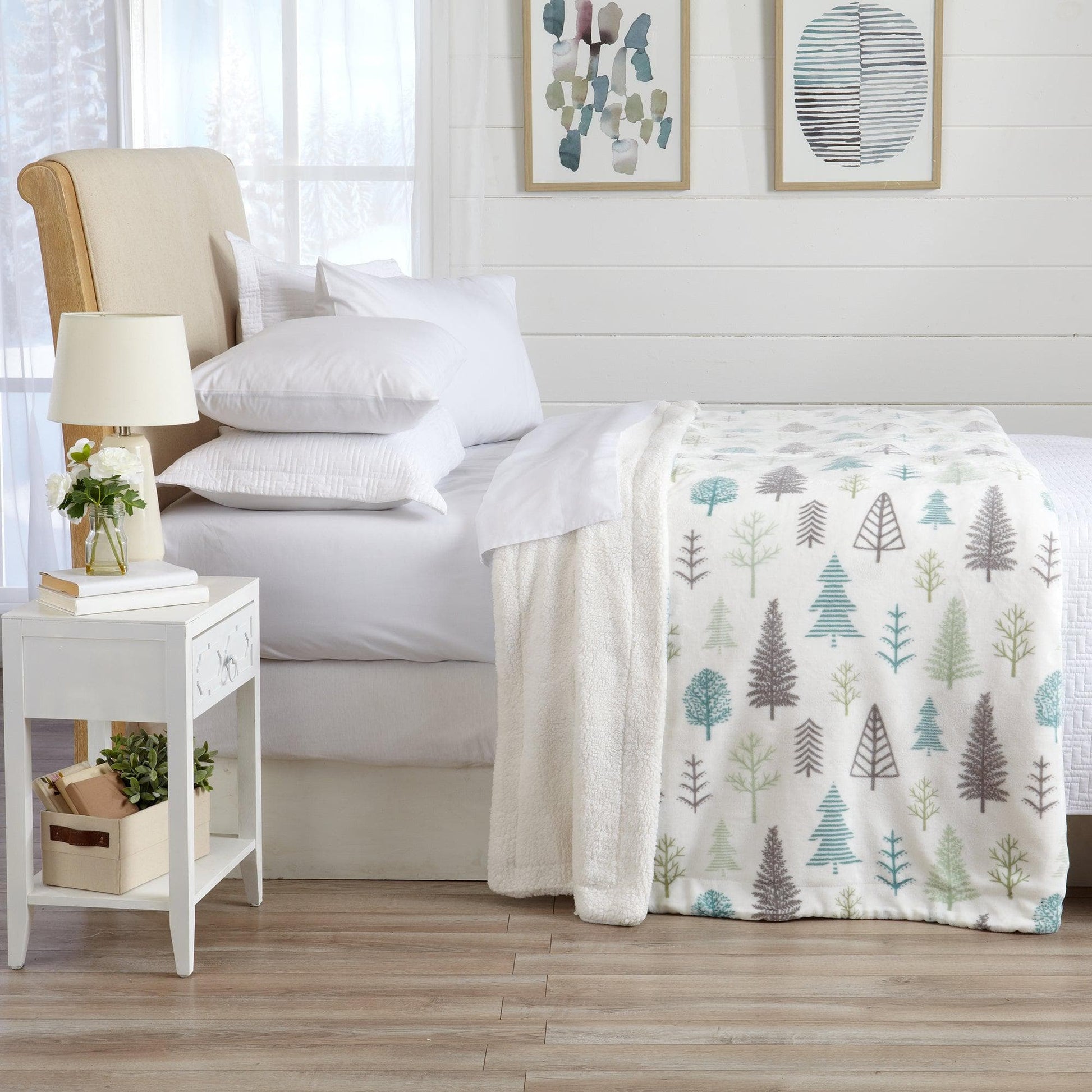 Velvet Plush Sherpa Luxury Bed Blanket - Kinsley Collection - Boske.store