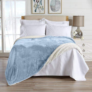 Velvet Plush Sherpa Luxury Bed Blanket - Kinsley Collection - Boske.store