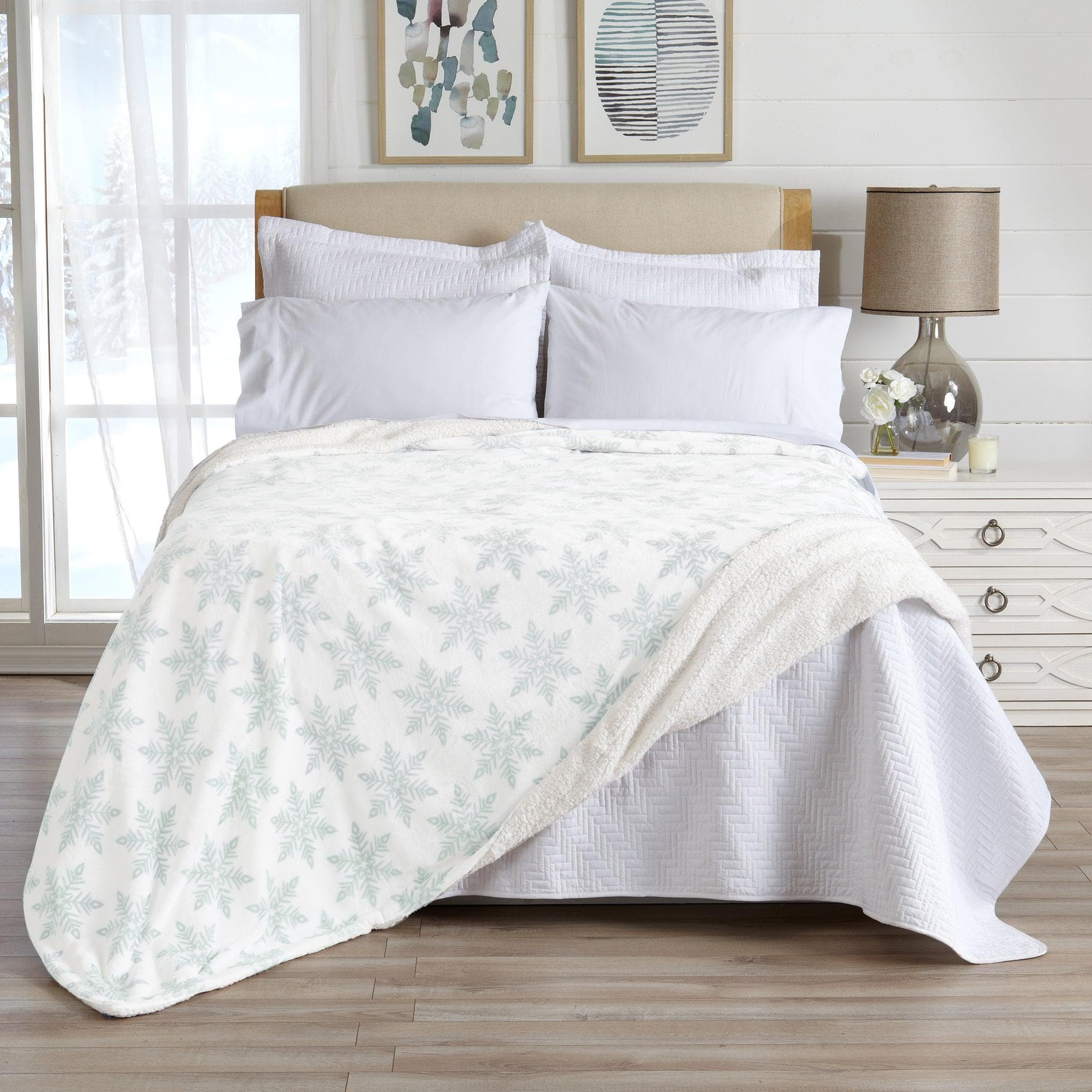 Velvet Plush Sherpa Luxury Bed Blanket - Kinsley Collection - Boske.store