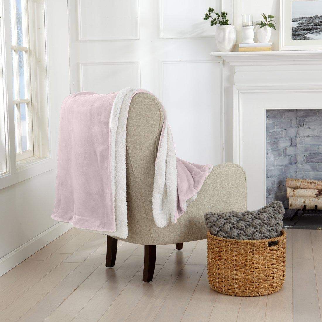 Velvet Plush Sherpa Luxury Bed Blanket - Kinsley Collection - Boske.store