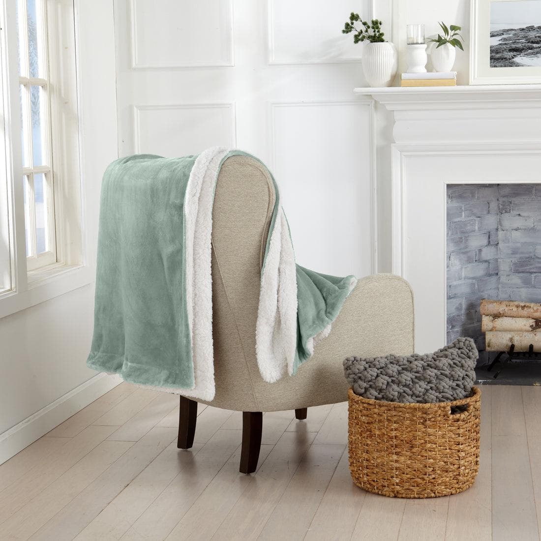 Velvet Plush Sherpa Luxury Bed Blanket - Kinsley Collection - Boske.store