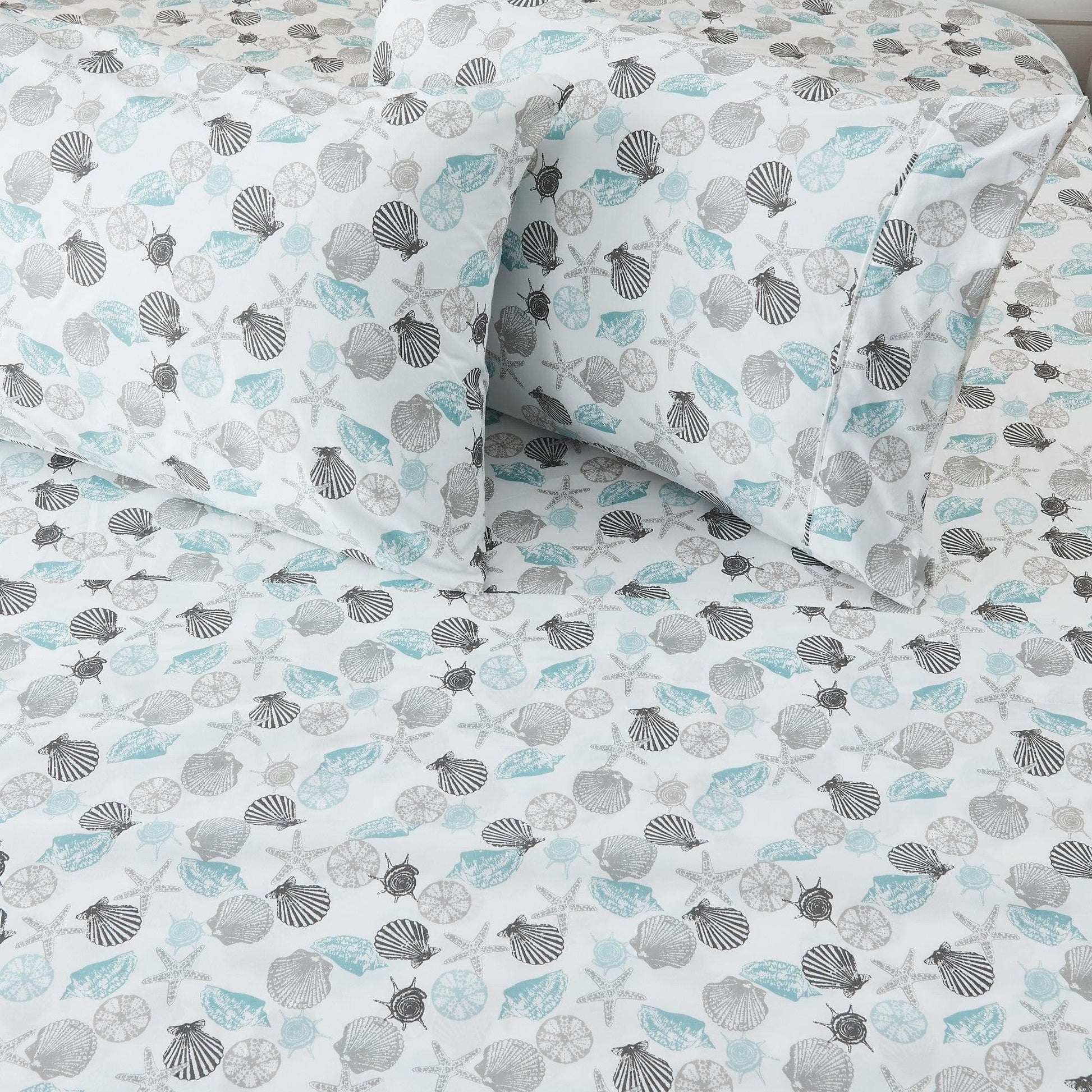 4 - Piece Coastal Microfiber Sheet - Newport Collection - Boske.store