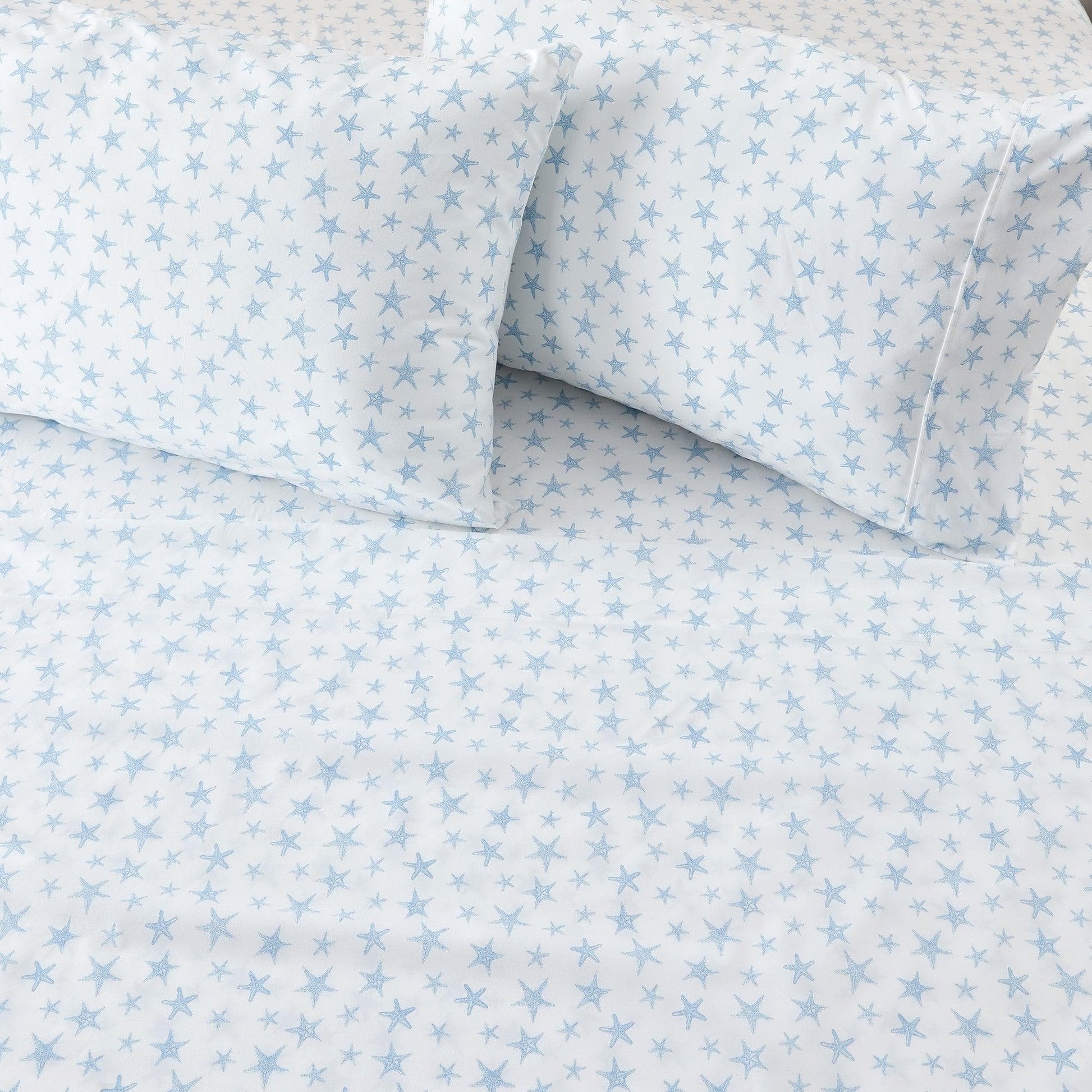 4 - Piece Coastal Microfiber Sheet - Newport Collection - Boske.store