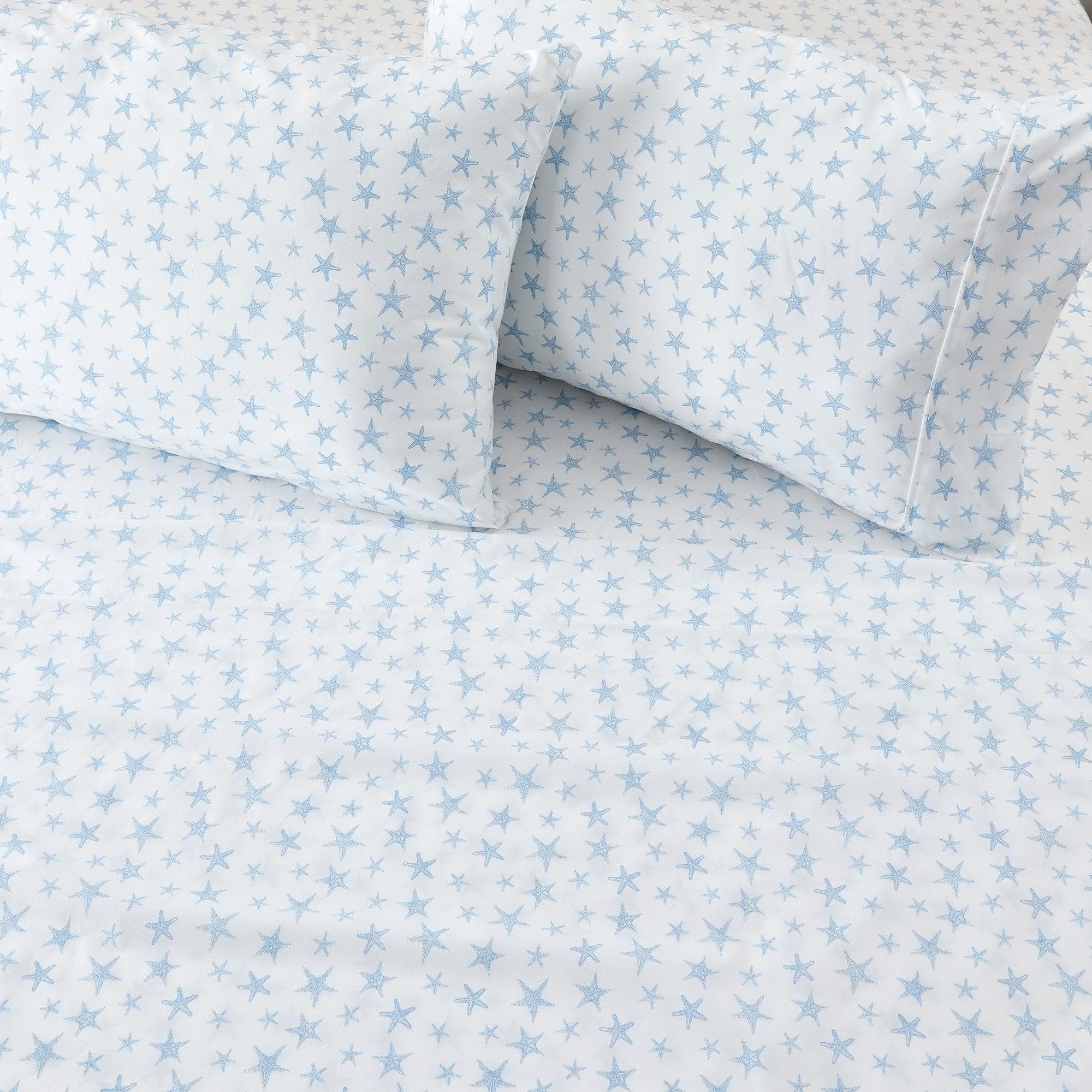 4 - Piece Coastal Microfiber Sheet - Newport Collection - Boske.store