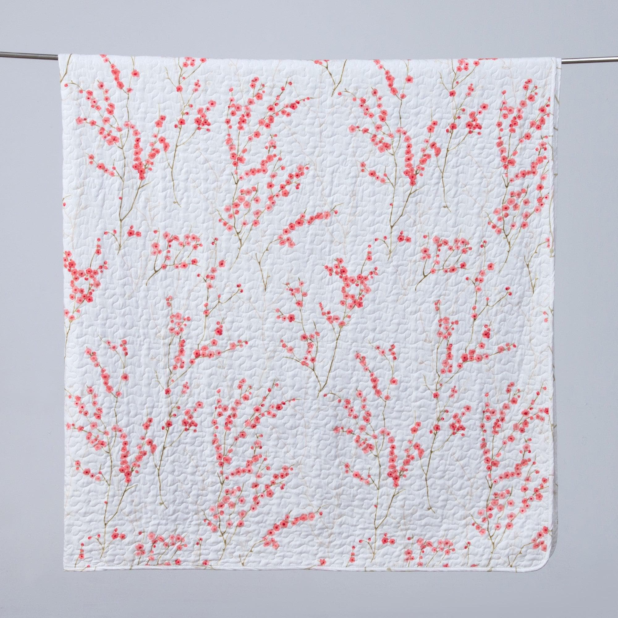3 - Piece Floral Quilt - Sakura Collection - Boske.store