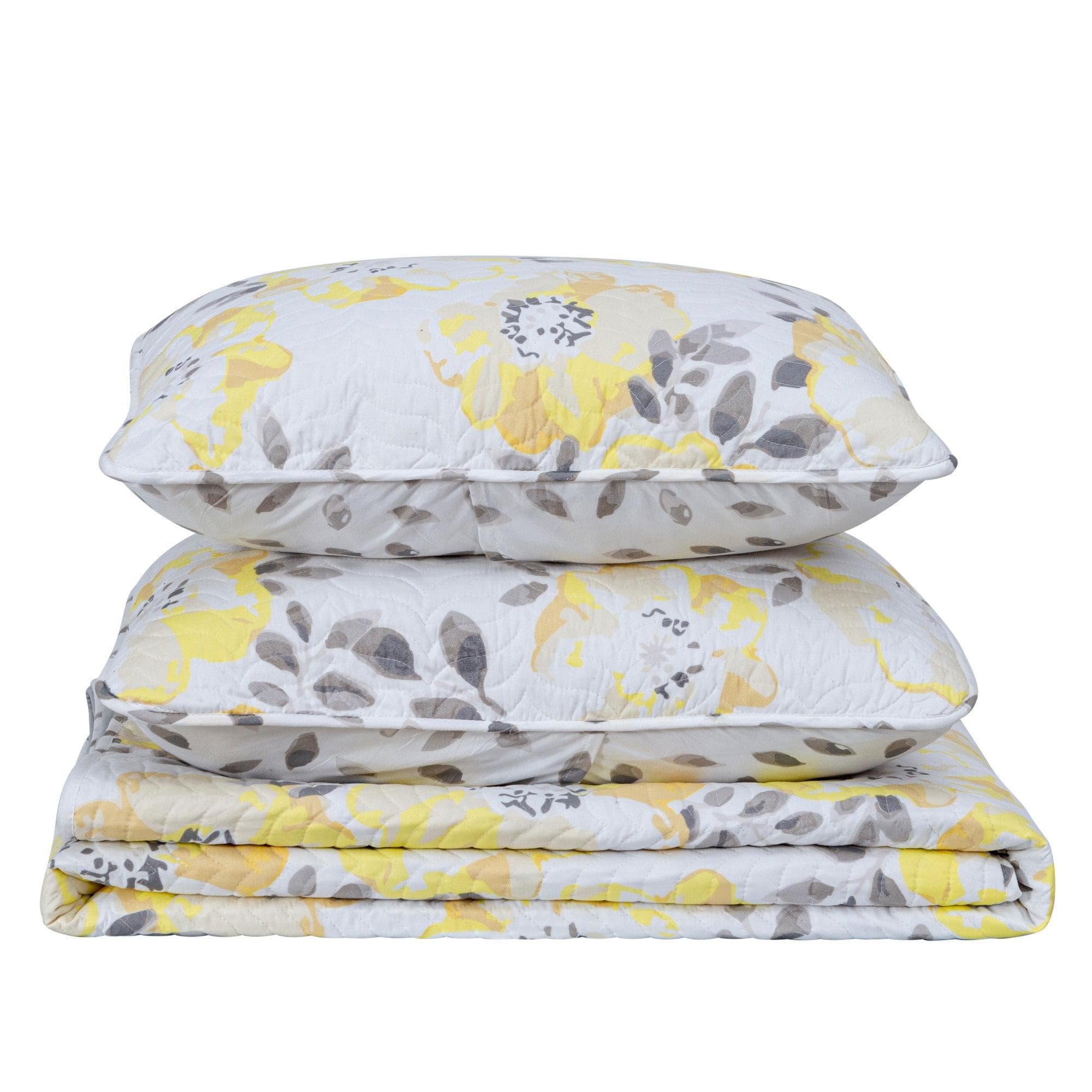 3 Piece Floral Quilt Set - Helene Collection - Boske.store