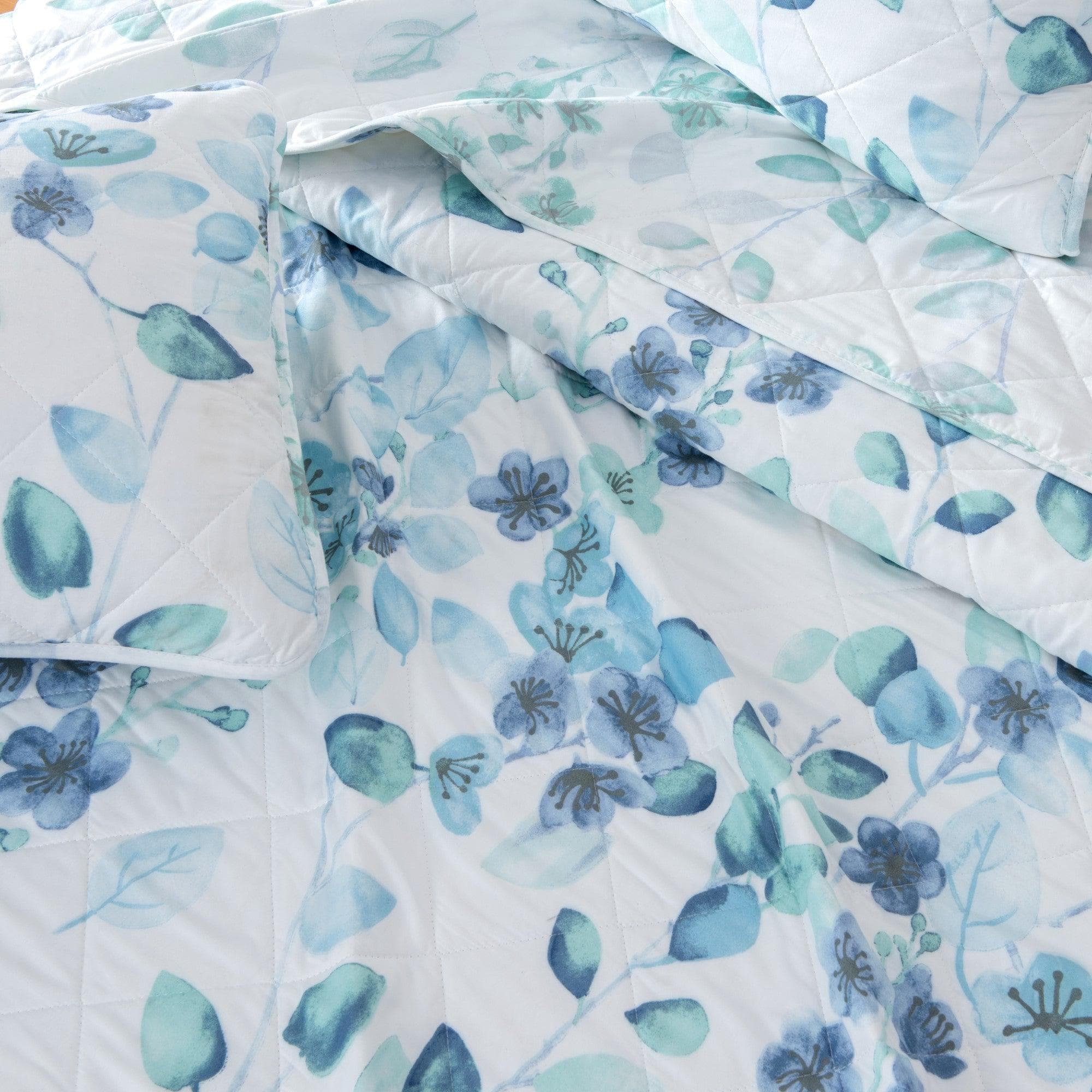 3 Piece Floral Quilt Set - Miranda Collection - Boske.store