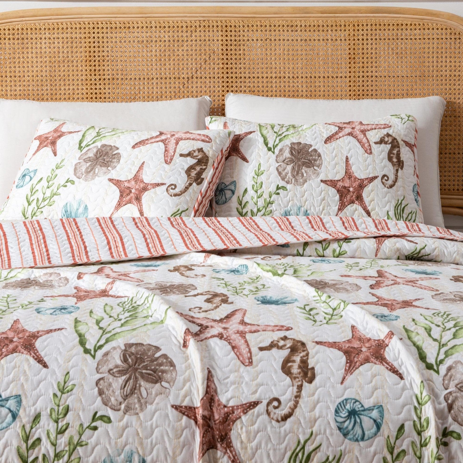 Castaway Coastal Quilt Set - Boske.store