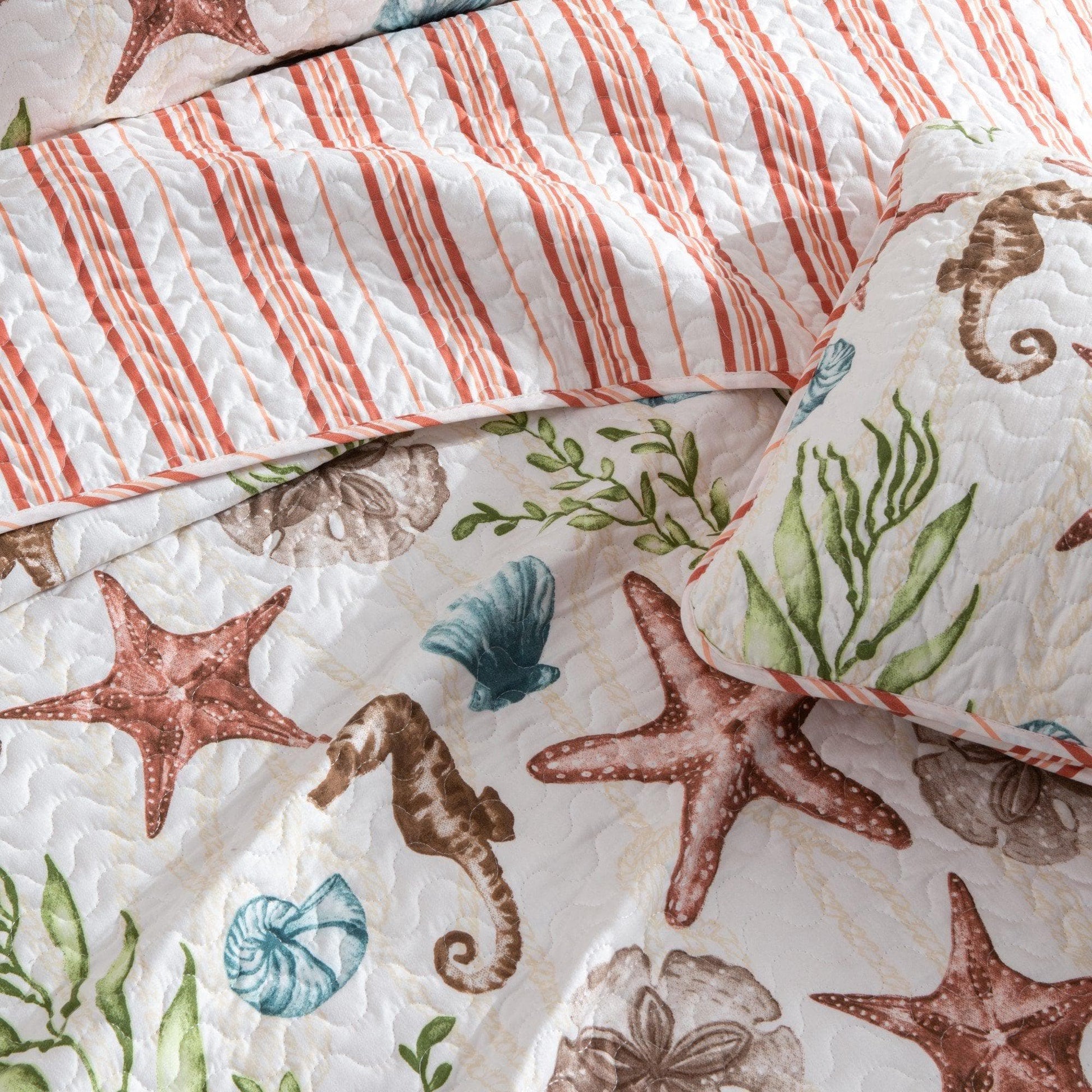 Castaway Coastal Quilt Set - Boske.store