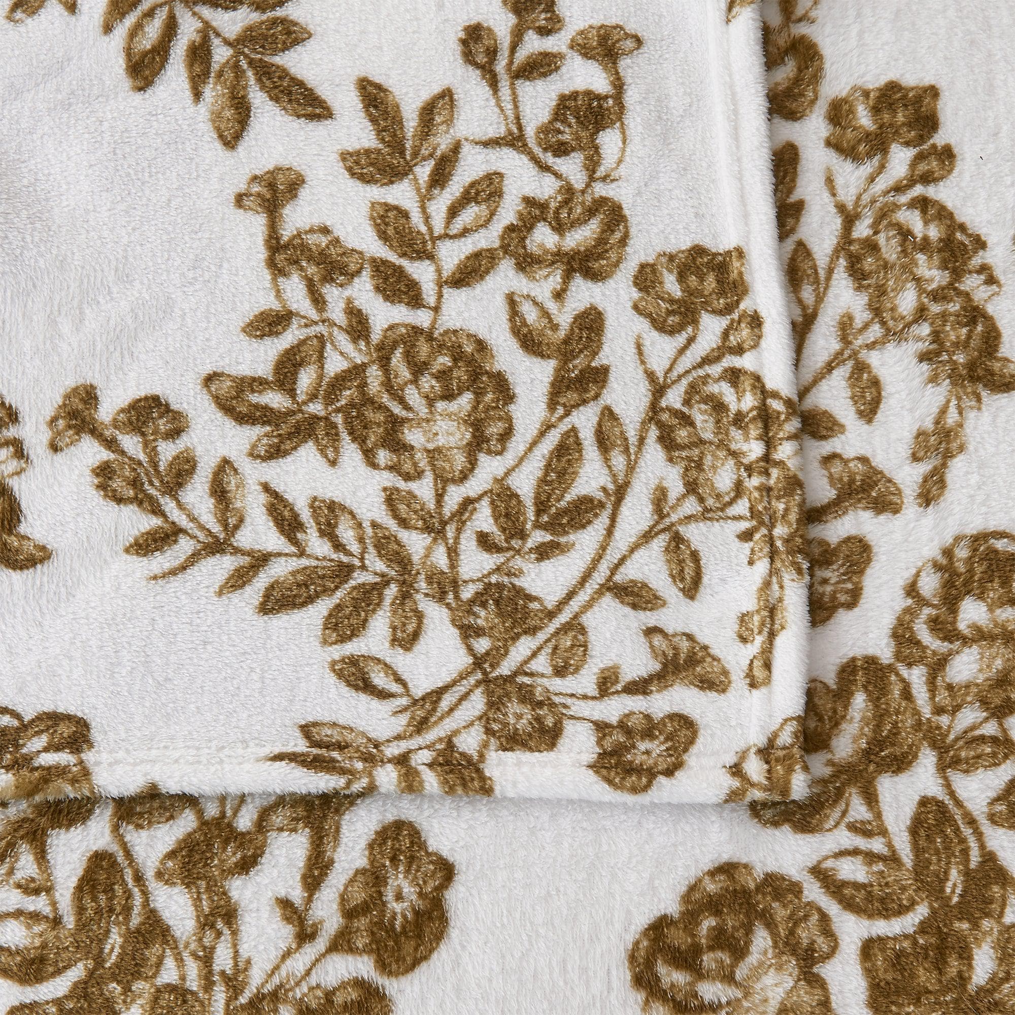 4 - Piece Printed Plush Sheet - Velvet Luxe Lattice Collection - Boske.store