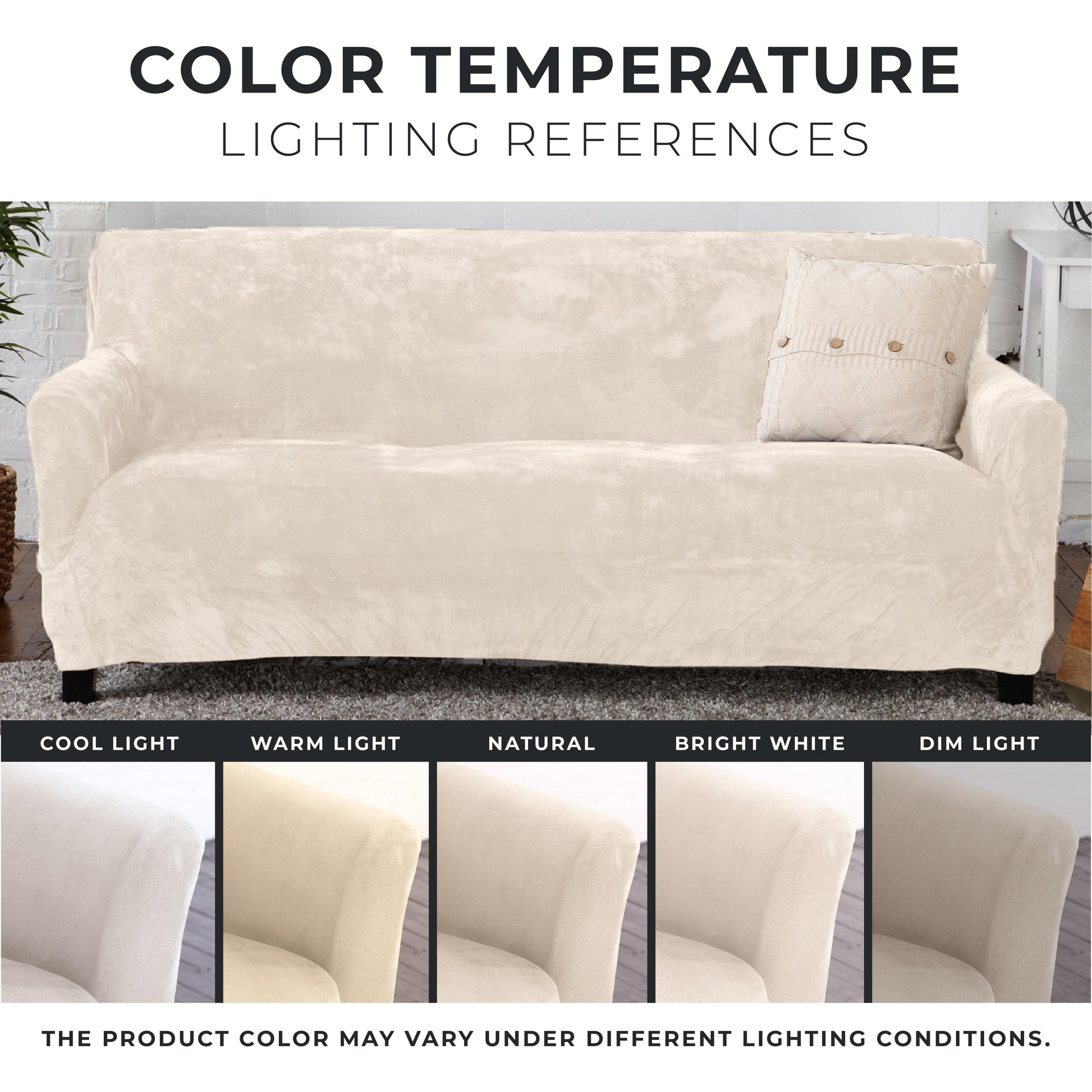 Velvet Stretch Slipcover - Gale Collection - Boske.store