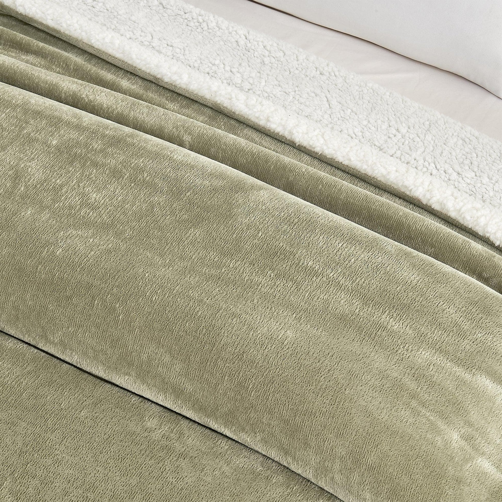 Velvet Plush Sherpa Luxury Bed Blanket - Kinsley Collection - Boske.store